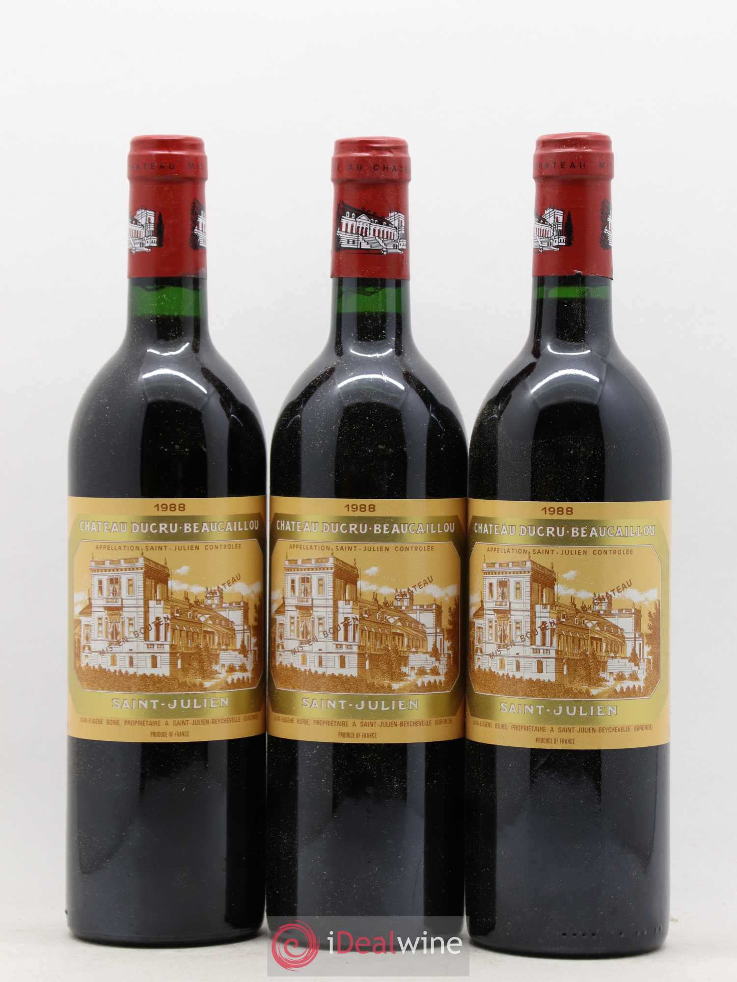 Château Ducru Beaucaillou 2ème Grand Cru Classé 1988 - Lot de 12 bouteilles - 1