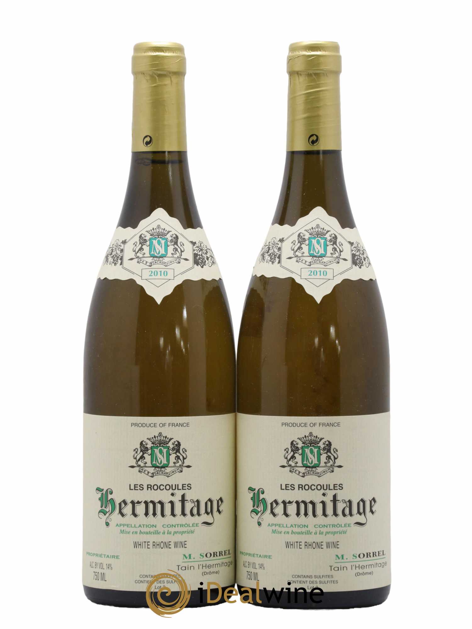 Hermitage Les Rocoules Marc Sorrel 2010 - Lot de 2 bouteilles - 0