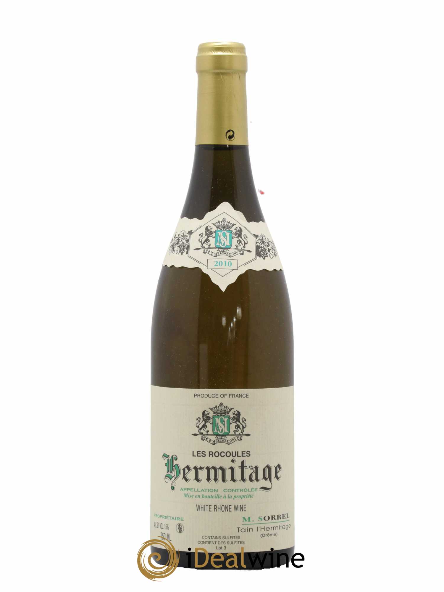Hermitage Les Rocoules Marc Sorrel 2010 - Lot de 1 bouteille - 0