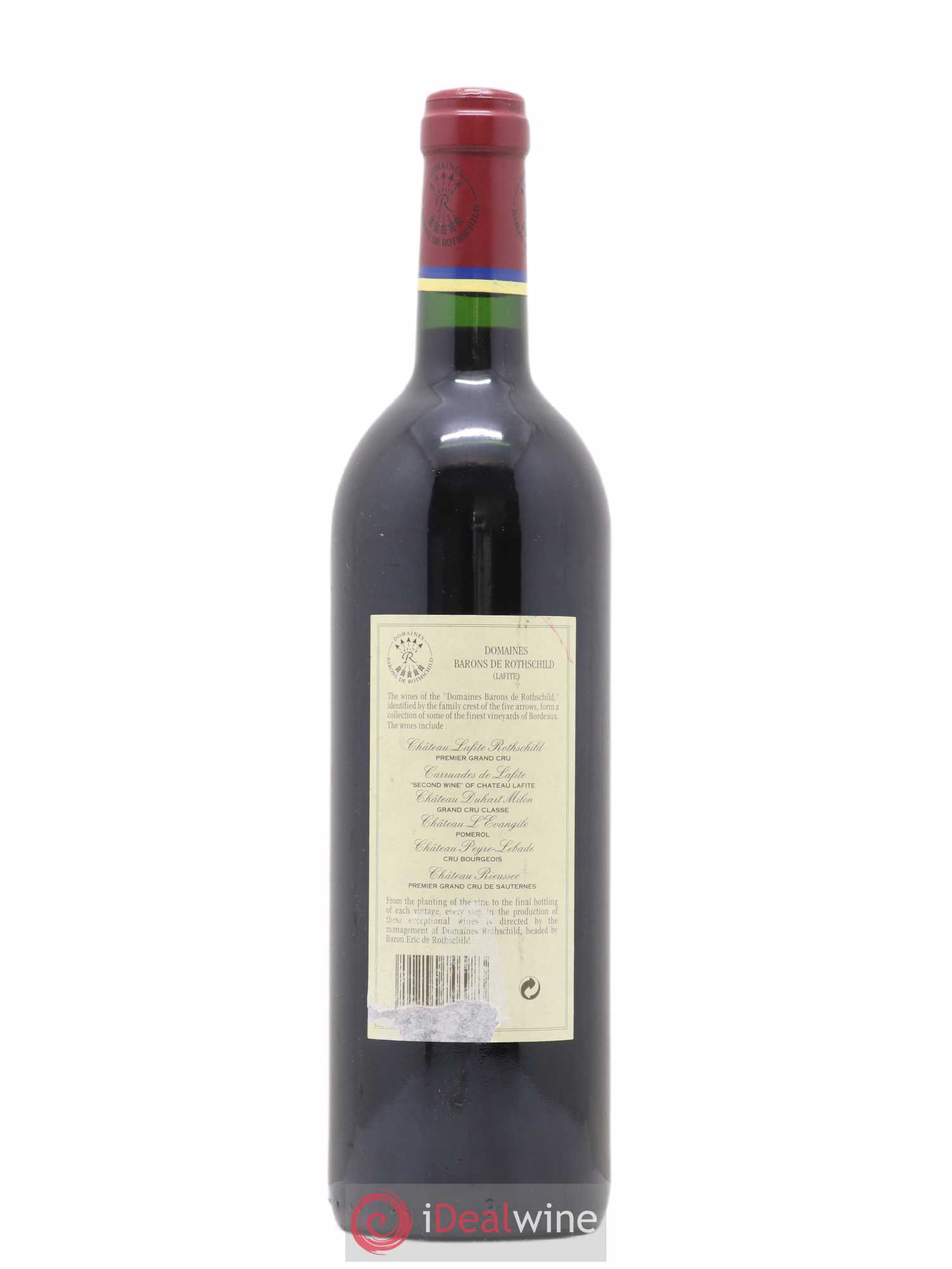 Carruades de Lafite Rothschild Second Vin 1998 - Lot de 1 bouteille - 1