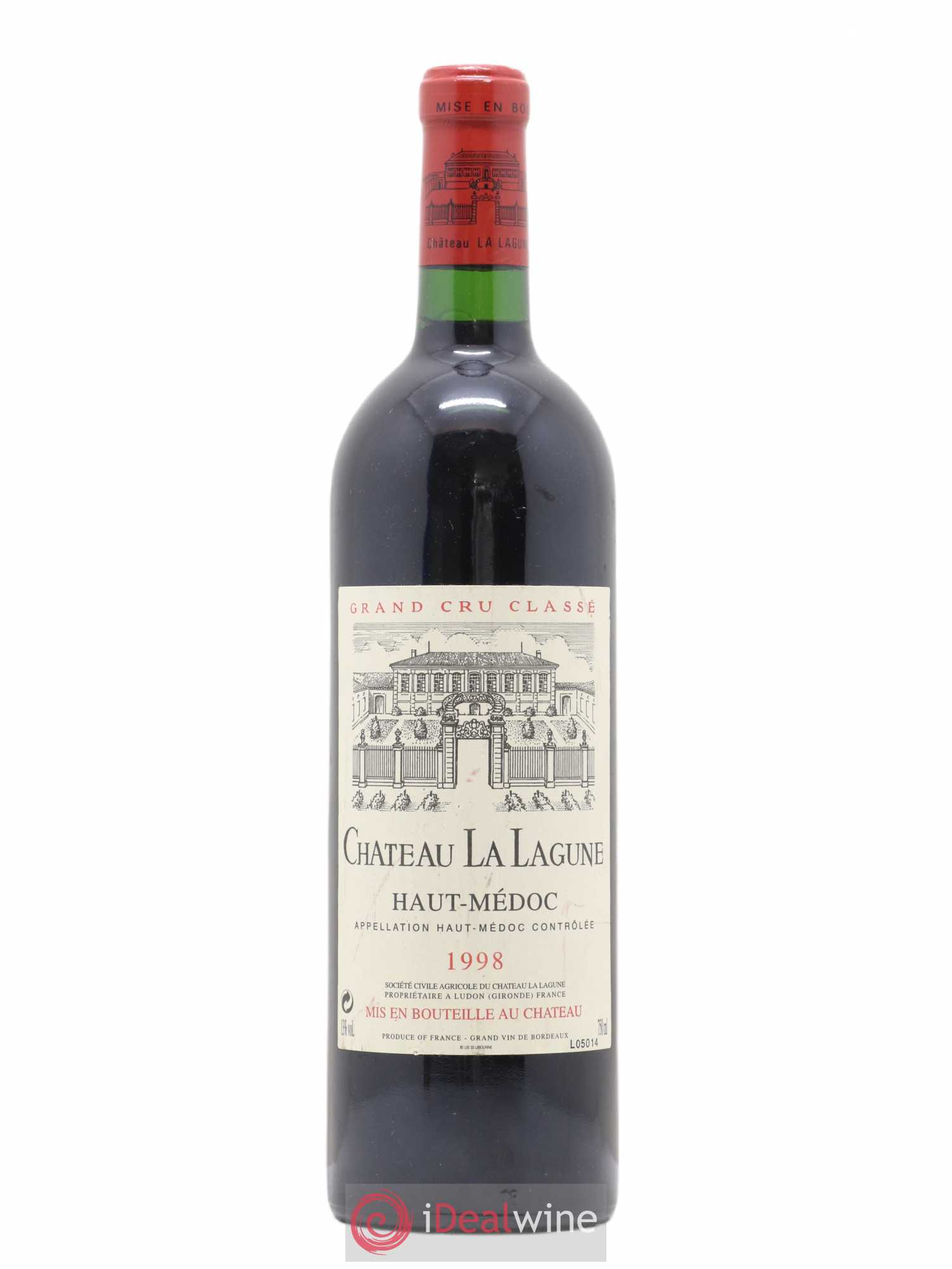 Château la Lagune 3ème Grand Cru Classé 1998 - Lot de 1 bouteille - 0