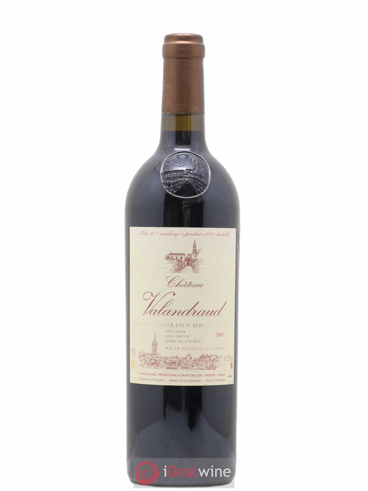 Château de Valandraud 2007 - Posten von 1 Flasche - 0