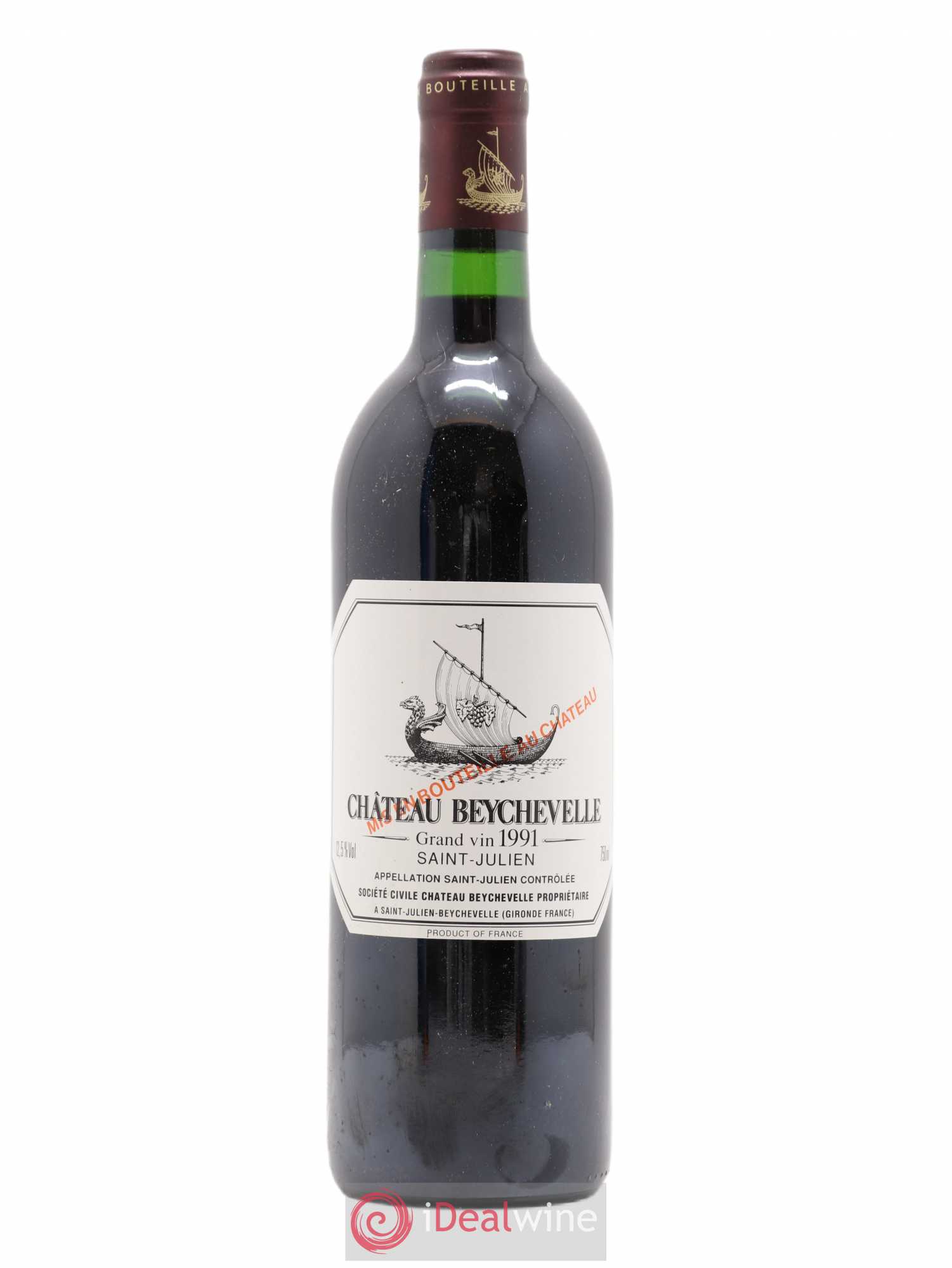 Château Beychevelle 4ème Grand Cru Classé 1991 - Lot de 1 bouteille - 0