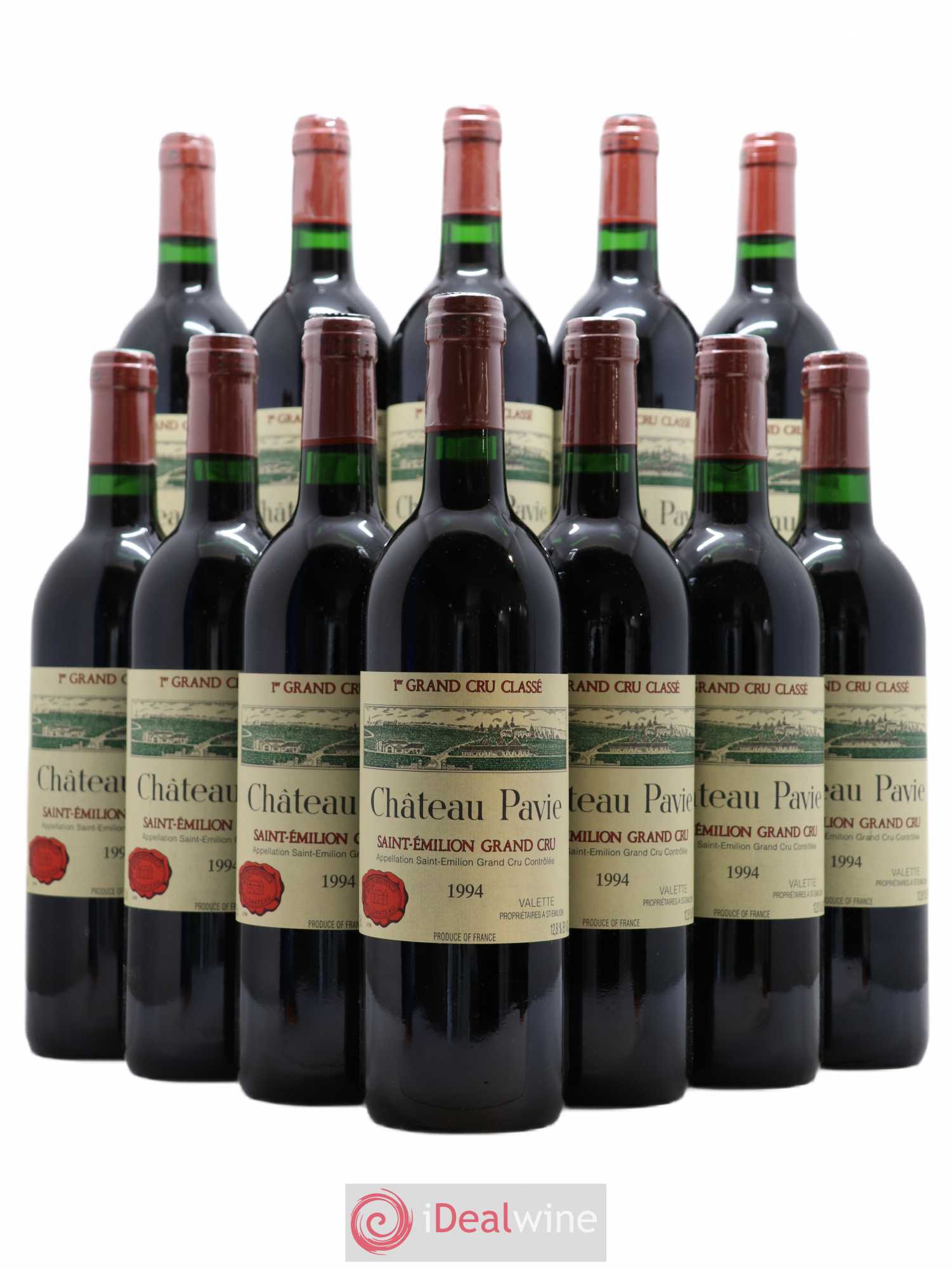 Château Pavie 1er Grand Cru Classé A 1994 - Lot de 12 bouteilles - 0