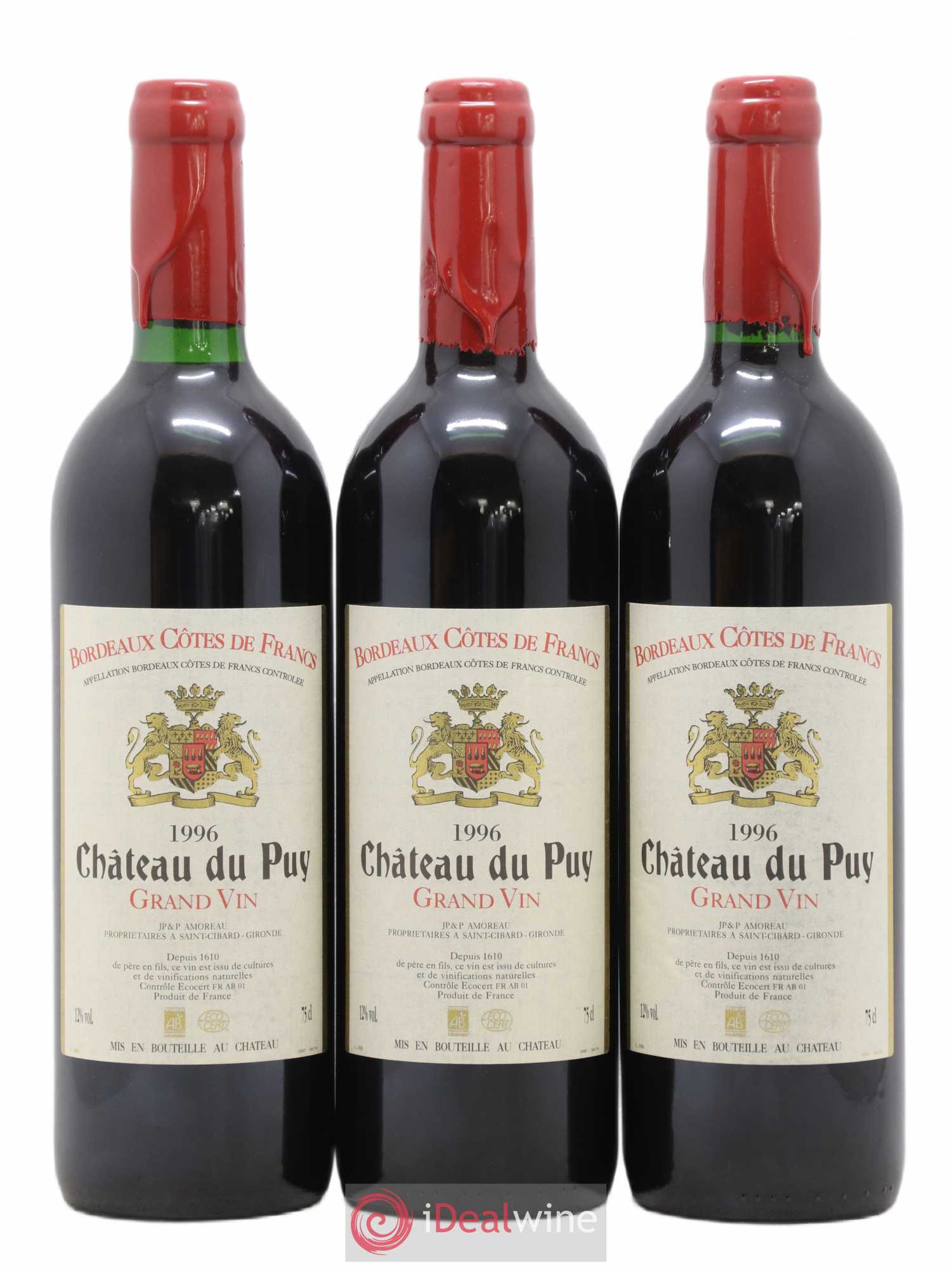 Château Le Puy 1996 - Lot de 6 bouteilles - 2