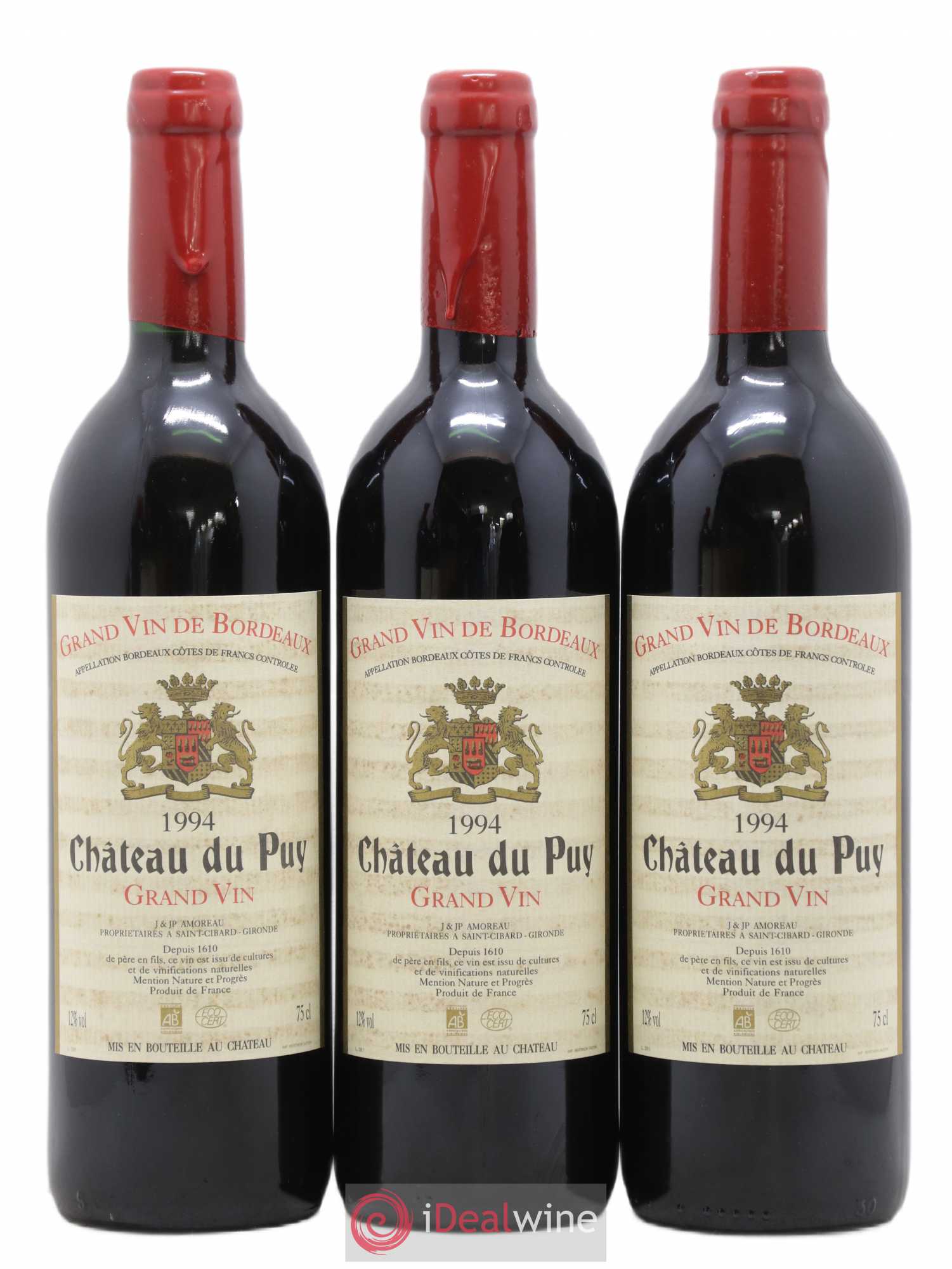 Château Le Puy 1994 - Lot de 6 bouteilles - 1