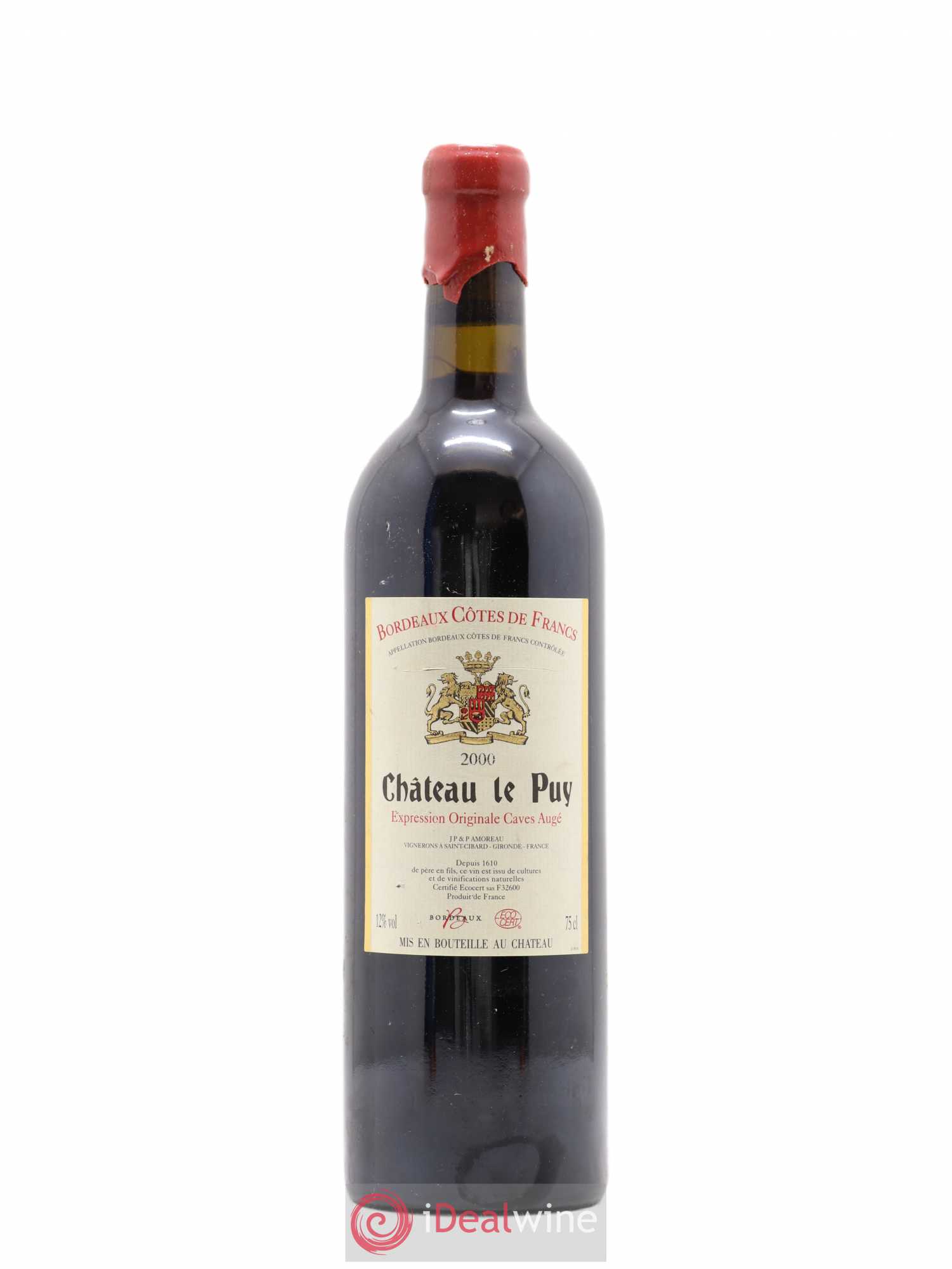 Château Le Puy 2000 - Lot de 1 bouteille - 0