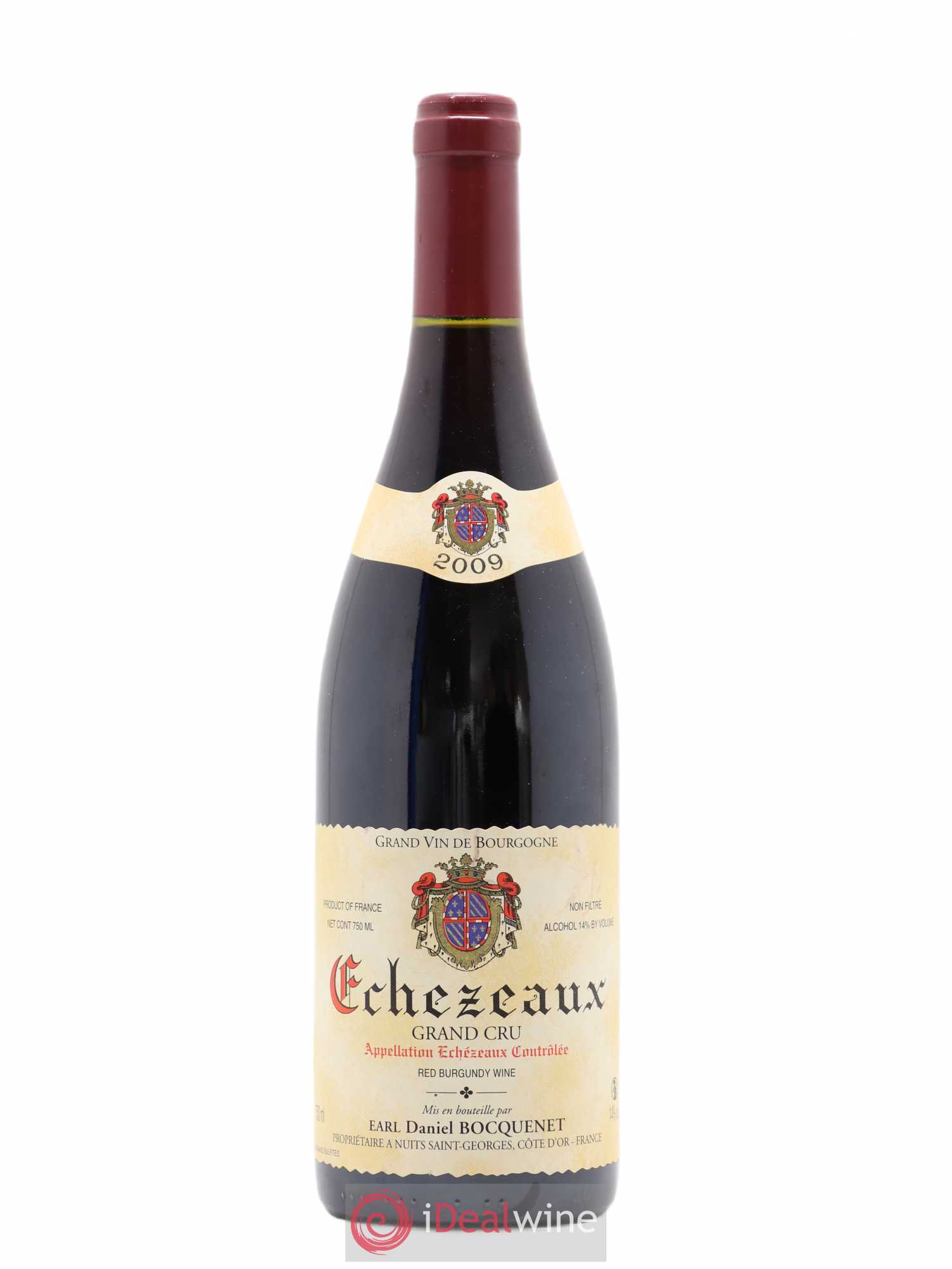 Echezeaux Grand Cru Daniel Bocquenet 2009 - Lot de 1 bouteille - 0