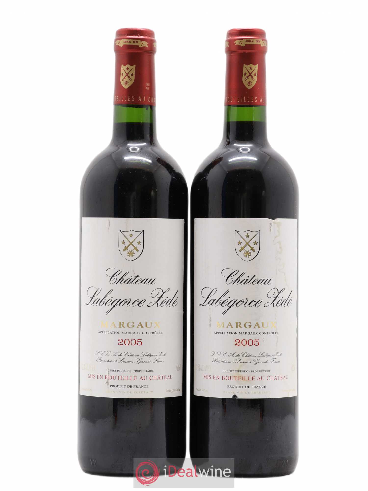 Château Labegorce Zédé Cru Bourgeois 2005 - Lot de 2 bouteilles - 0