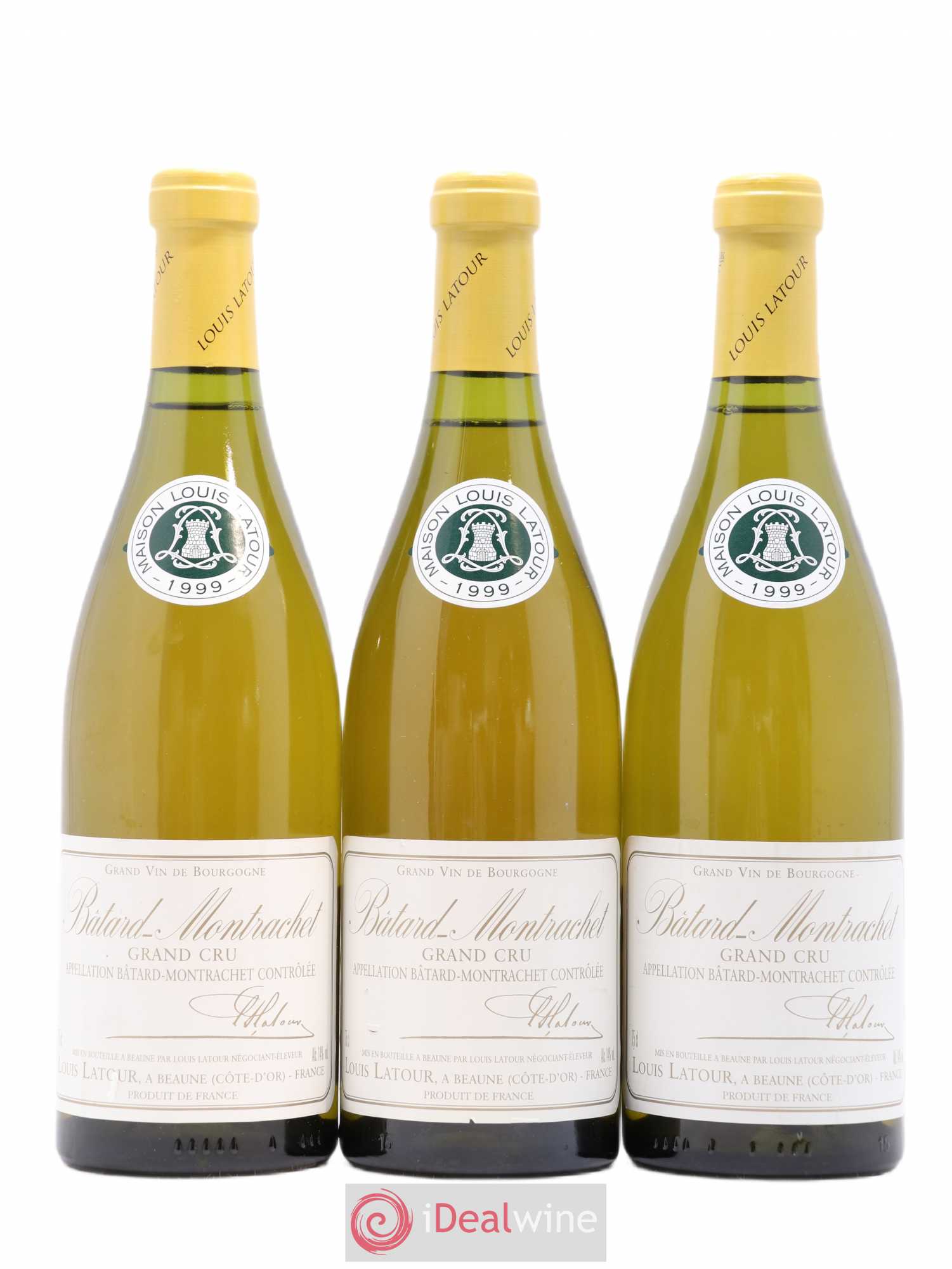 Bâtard-Montrachet Grand Cru Louis Latour 1999 - Lot de 3 bouteilles - 0