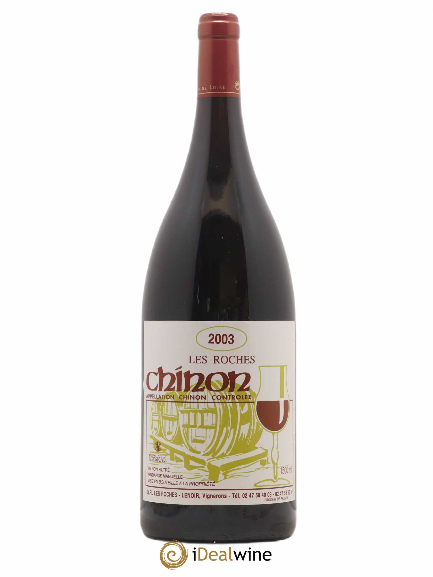 Chinon Les Roches Lenoir (Domaine) 2003 - Lot de 1 magnum - 0
