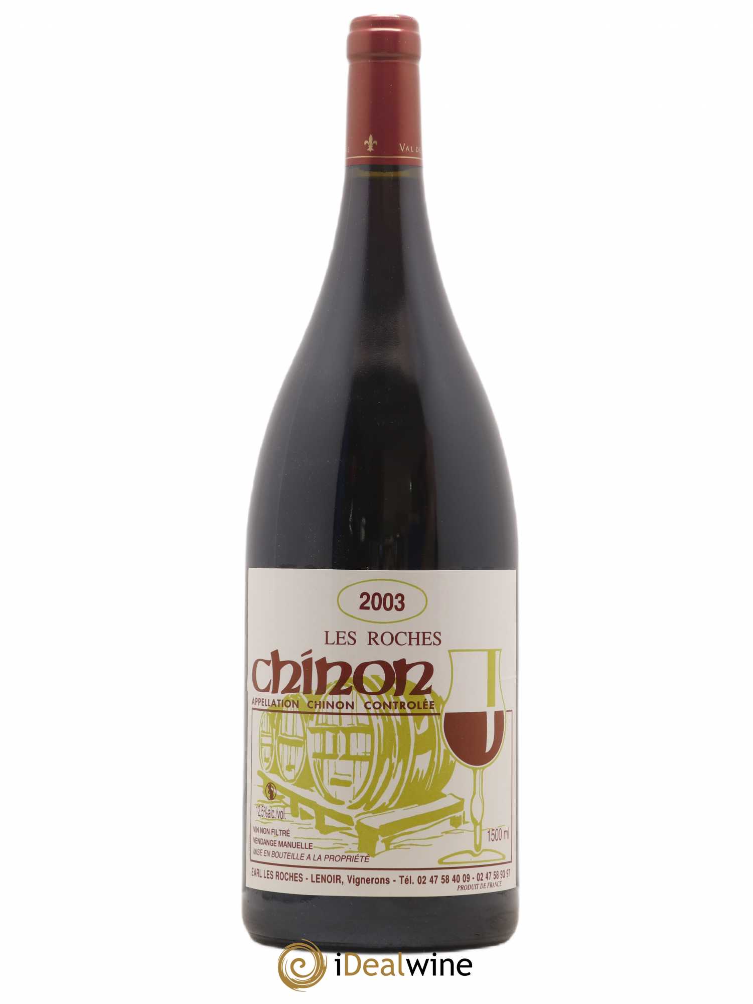 Chinon Les Roches Lenoir (Domaine) 2003 - Lot de 1 magnum - 0