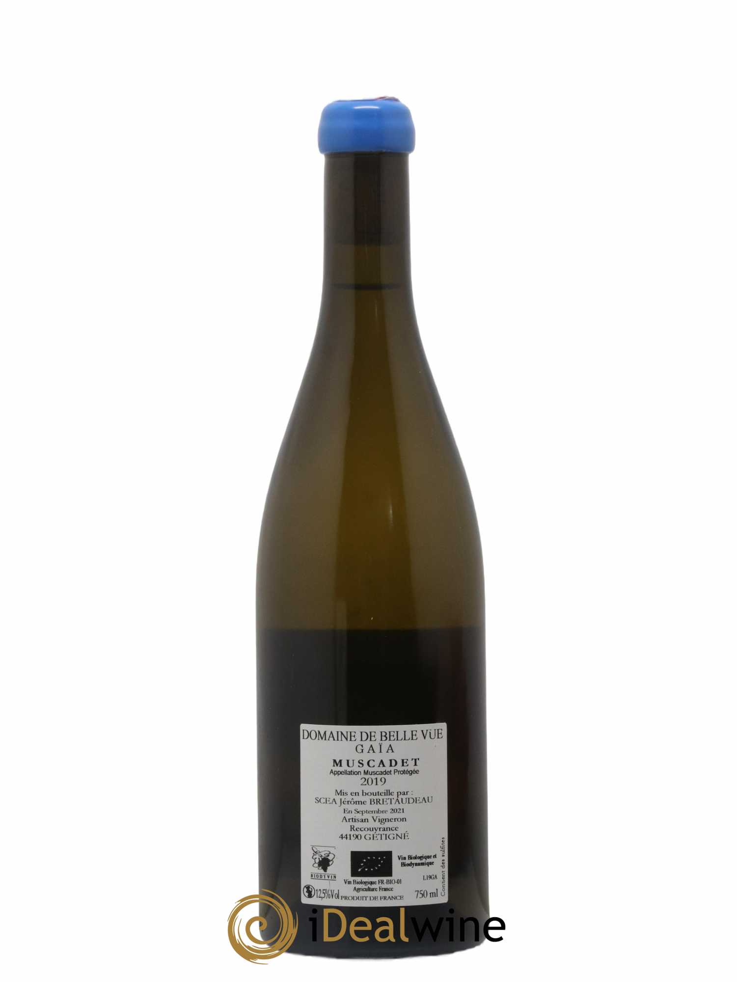 Muscadet-Sèvre-et-Maine Gaia Jérôme Bretaudeau - Domaine de Bellevue 2019 - Lot de 1 bouteille - 1