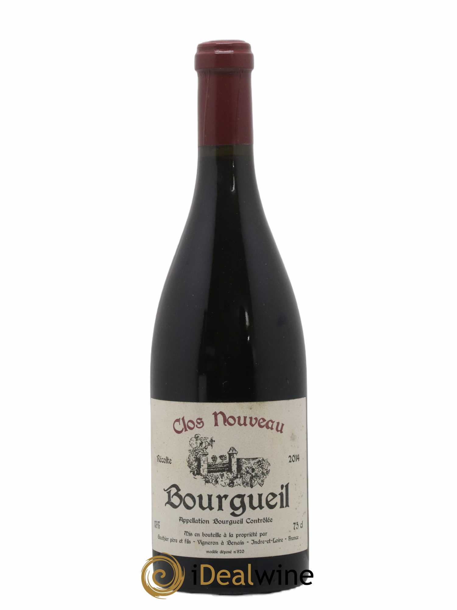 Bourgueil Clos Nouveau Domaine du Bel Air 2014 - Lot de 1 bouteille - 0