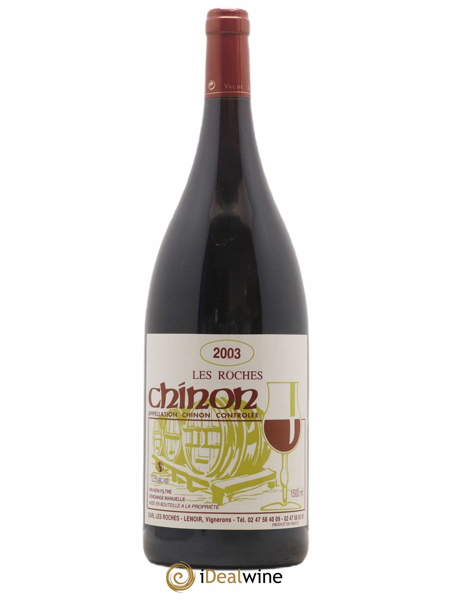 Chinon Les Roches Lenoir (Domaine) 2003 - Lot de 1 magnum - 0