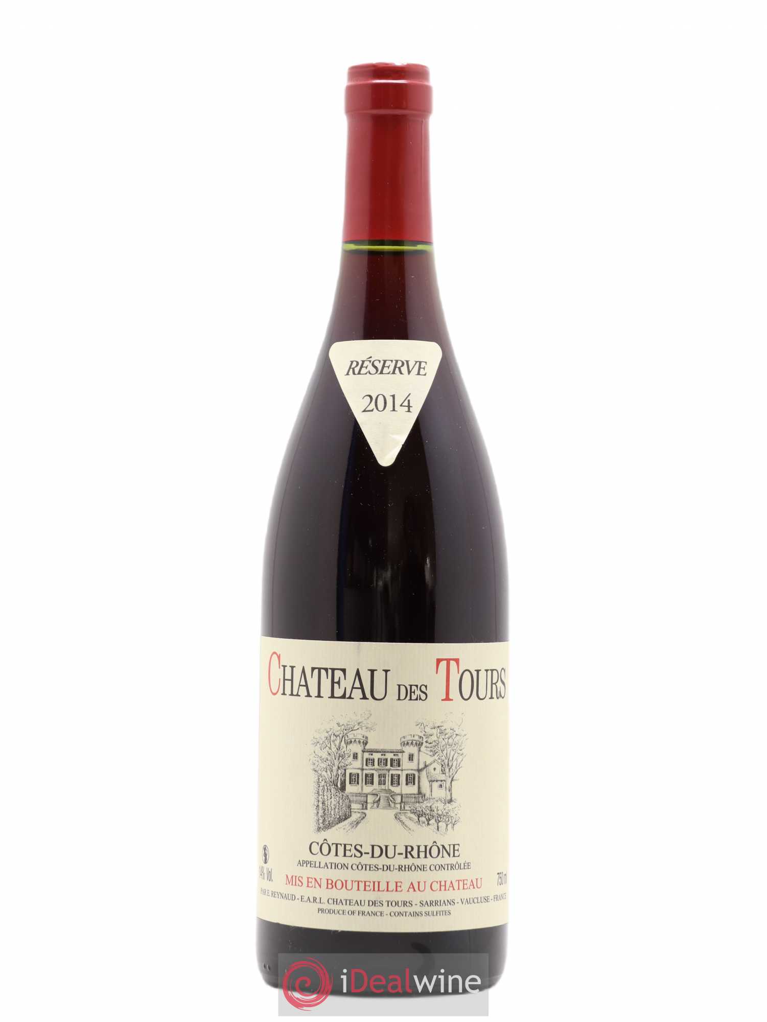 Côtes-du-Rhône Château des Tours Emmanuel Reynaud 2014 - Lot de 1 bouteille - 0