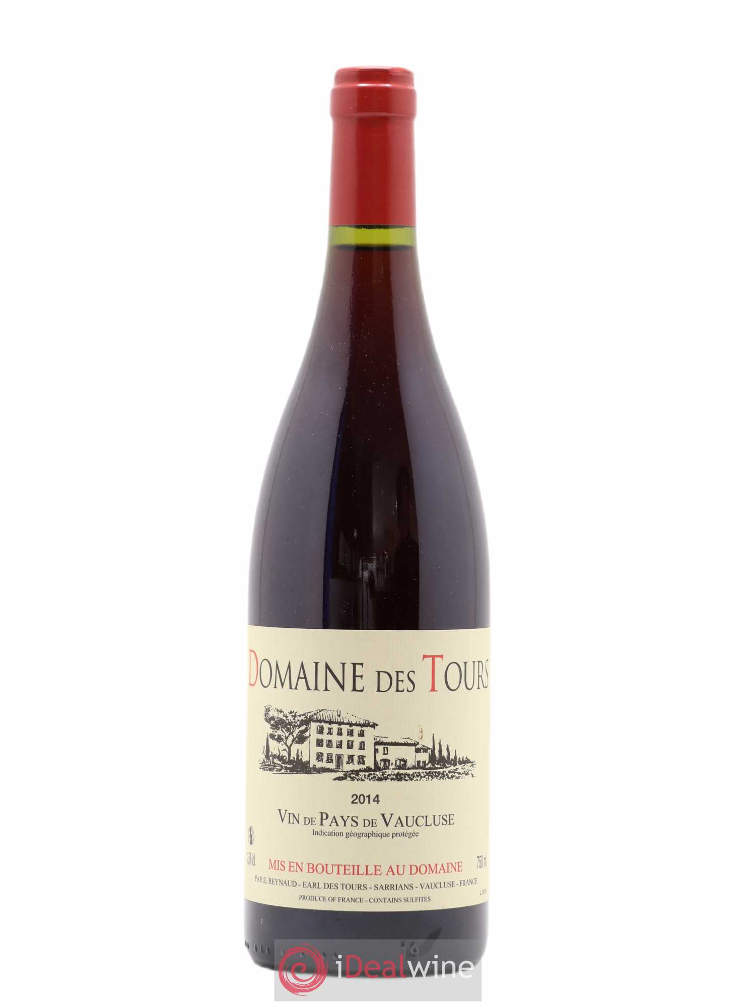 Vaucluse (Vin de Pays de Vaucluse) Domaine des Tours Emmanuel Reynaud 2014 - Lot de 1 bouteille - 0