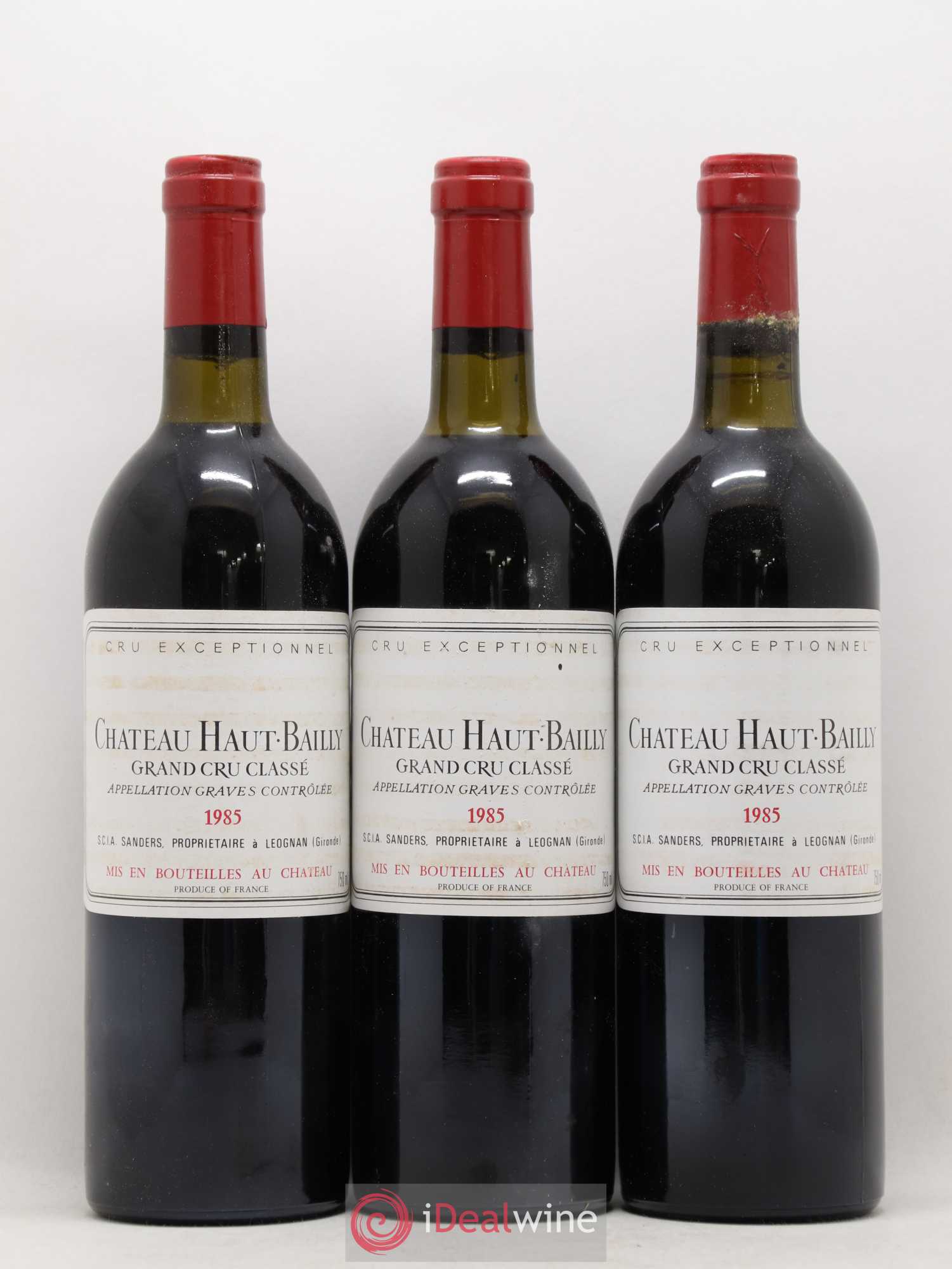 Château Haut-Bailly Cru Classé de Graves 1985 - Lot de 12 bouteilles - 1