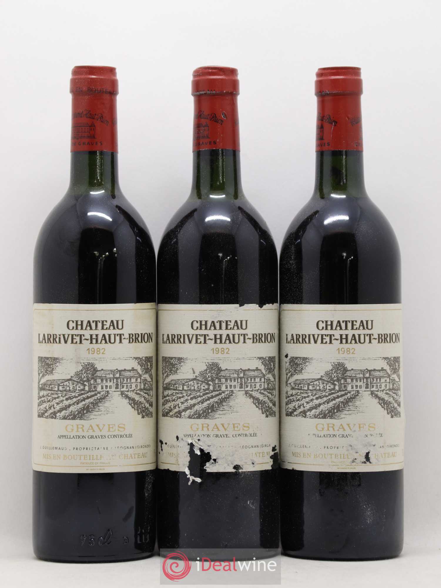 Château Larrivet Haut-Brion 1982 - Lot de 12 bouteilles - 2