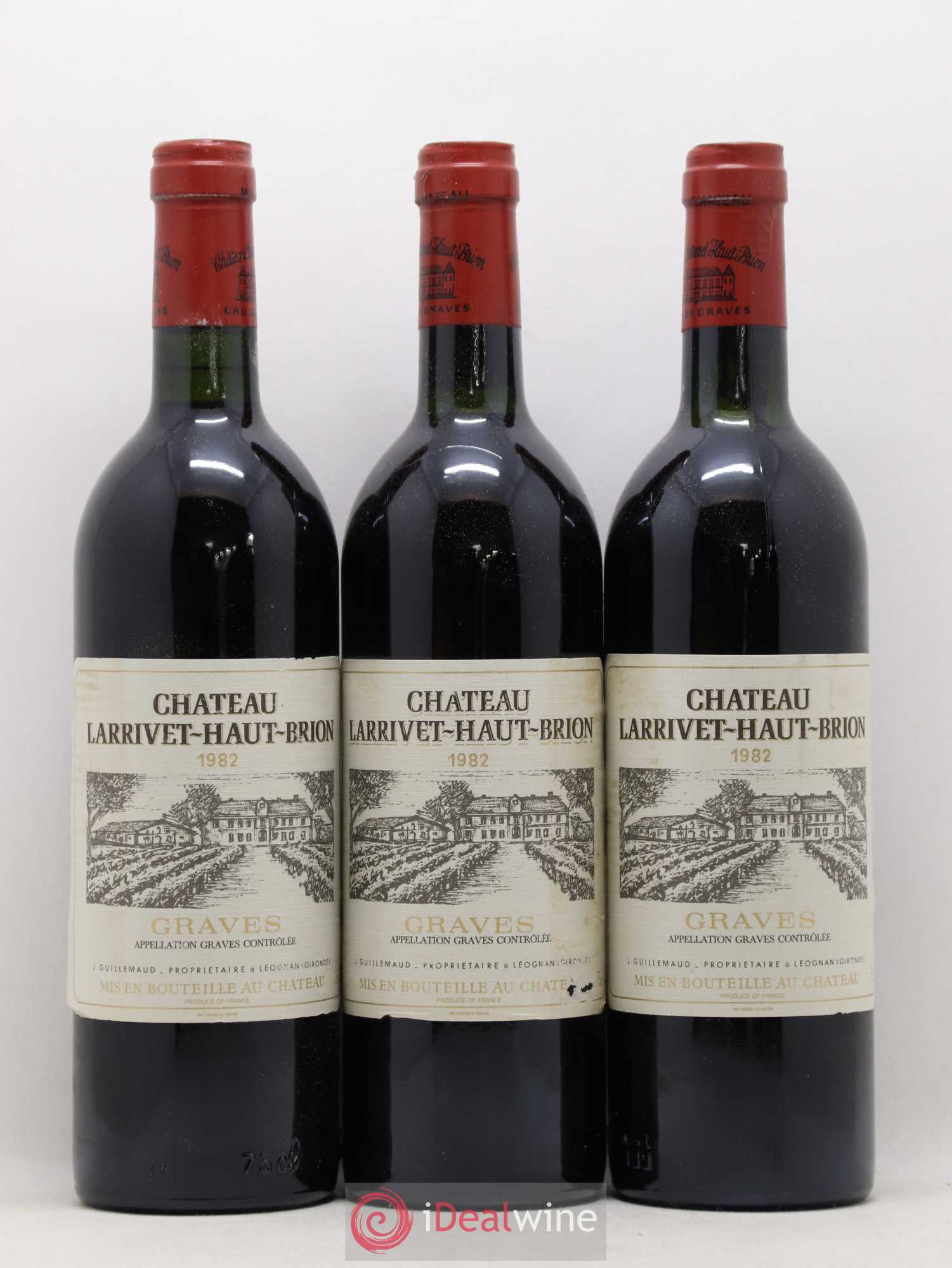 Château Larrivet Haut-Brion 1982 - Lot de 12 bouteilles - 3