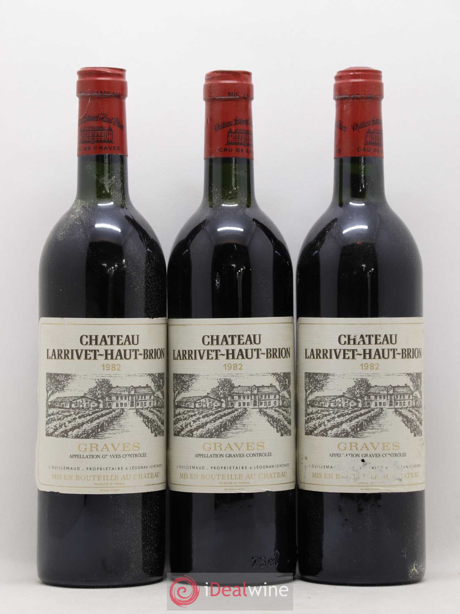 Château Larrivet Haut-Brion 1982 - Lot de 12 bouteilles - 4