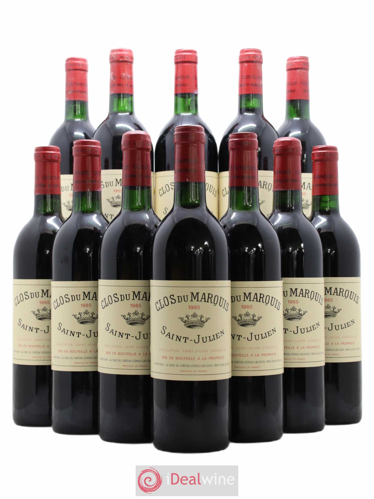 Clos du Marquis 1985 - Lot de 12 bouteilles - 0