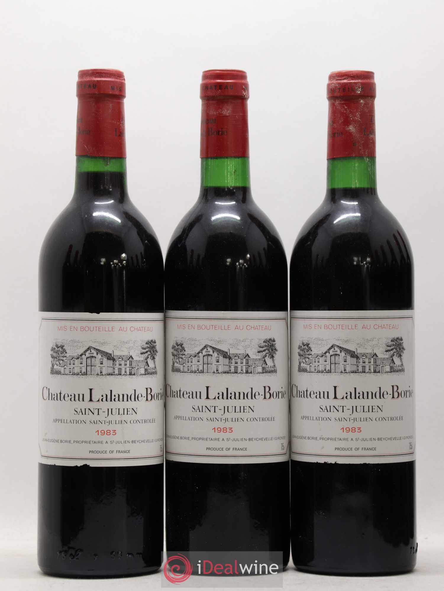 Château Lalande Borie 1983 - Lot de 12 bouteilles - 1