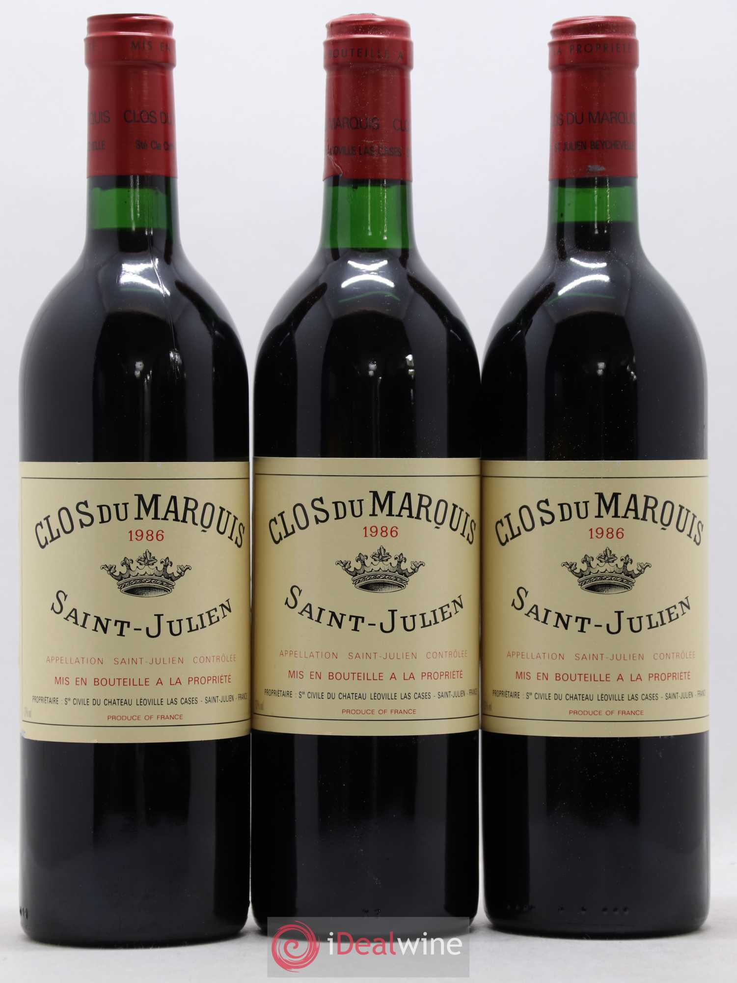 Clos du Marquis 1986 - Lot de 12 bouteilles - 4