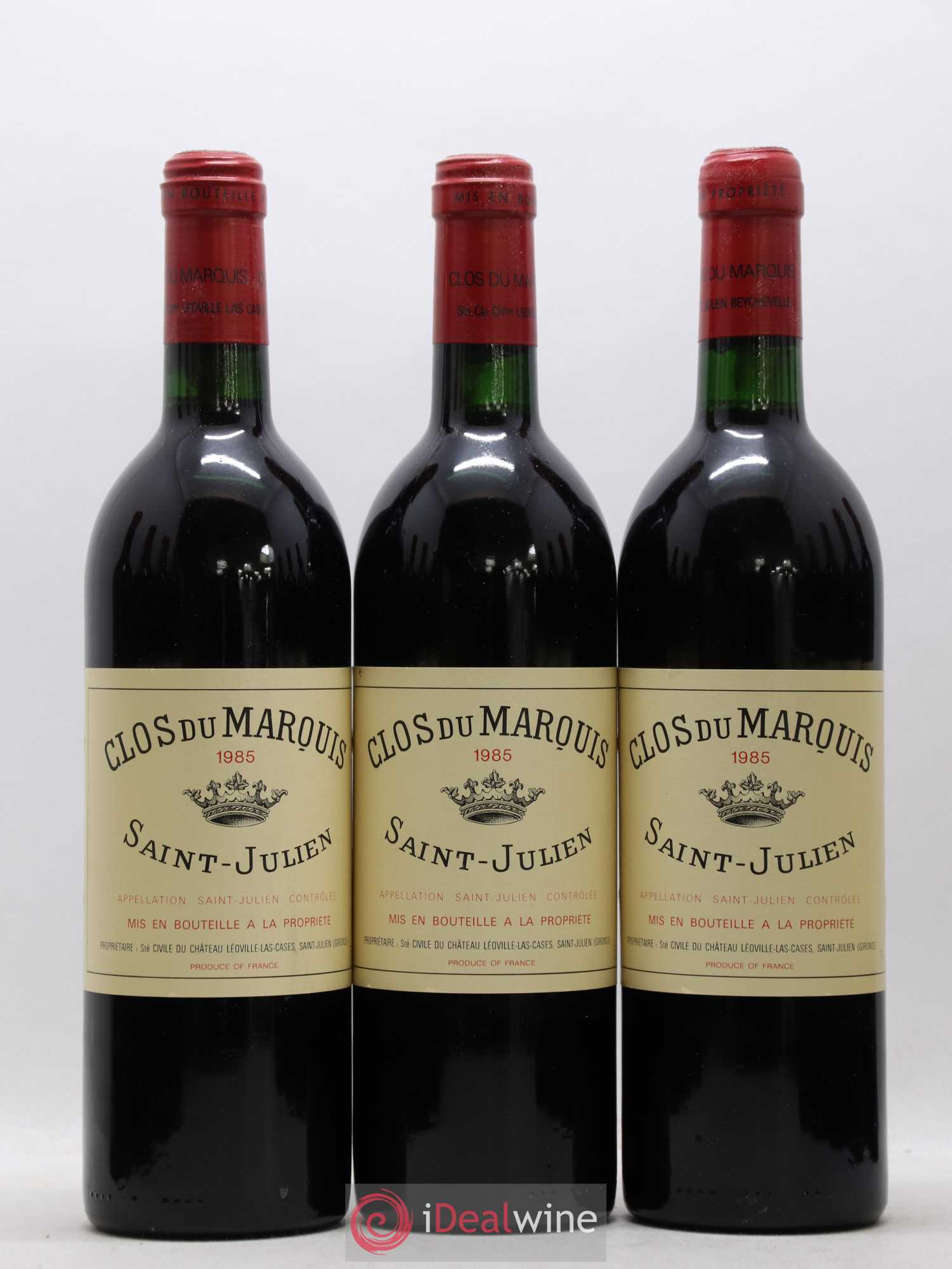 Clos du Marquis 1985 - Lot de 12 bouteilles - 1