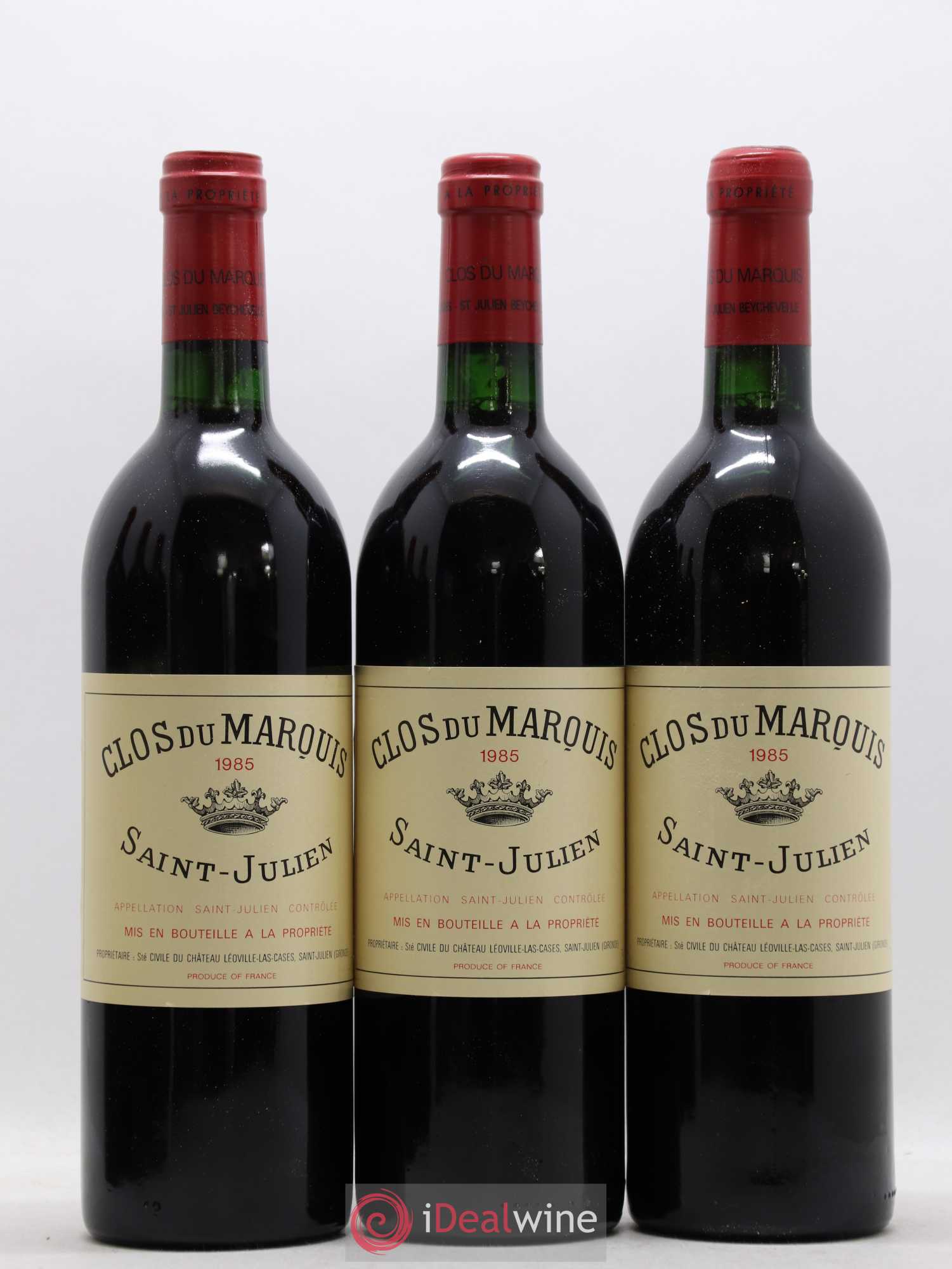 Clos du Marquis 1985 - Lot de 12 bouteilles - 3