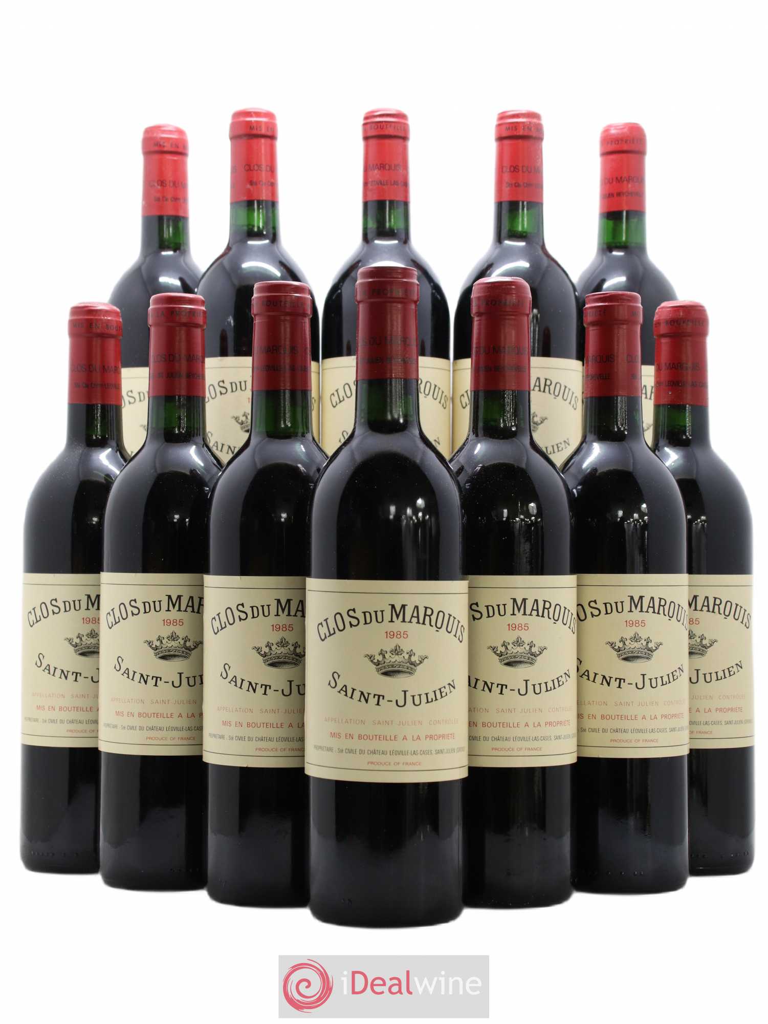 Clos du Marquis 1985 - Lot de 12 bouteilles - 0