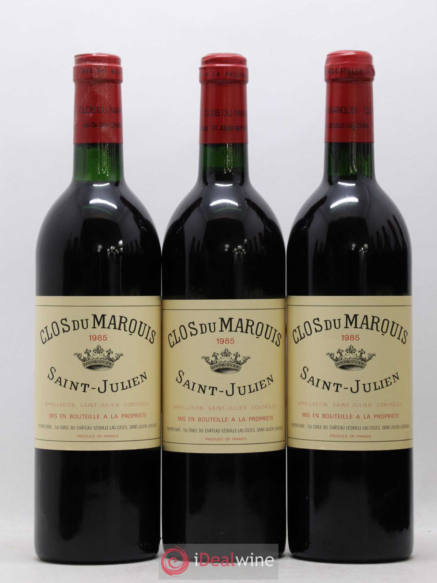 Clos du Marquis 1985 - Lot de 12 bouteilles - 1