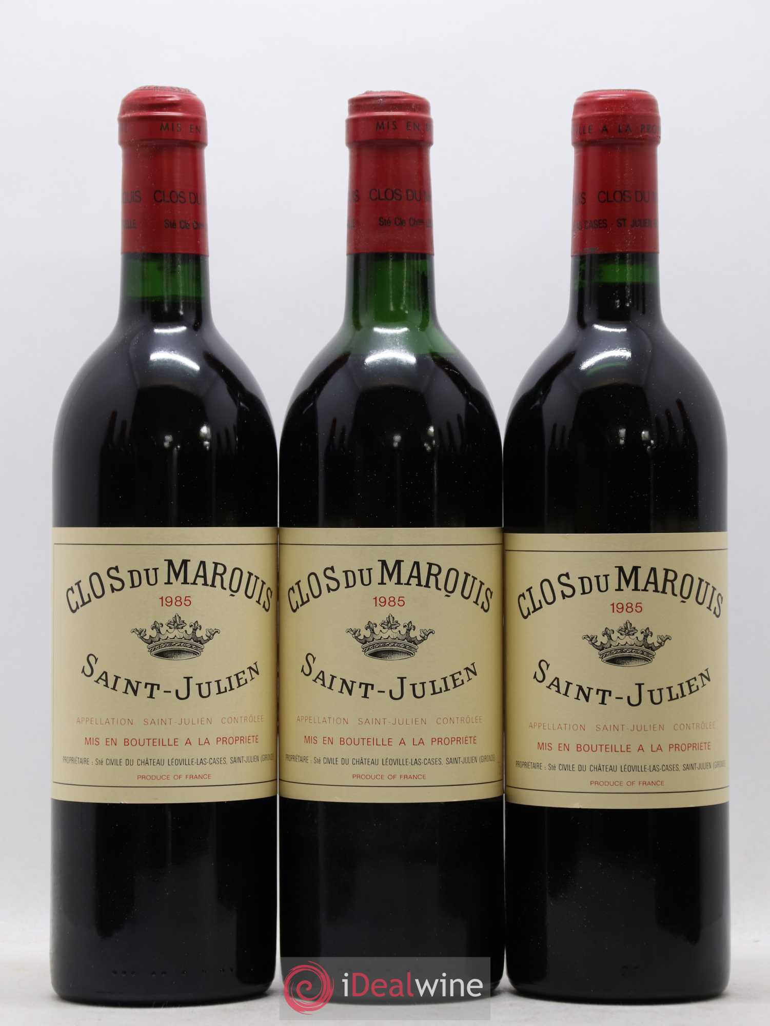 Clos du Marquis 1985 - Lot de 12 bouteilles - 2