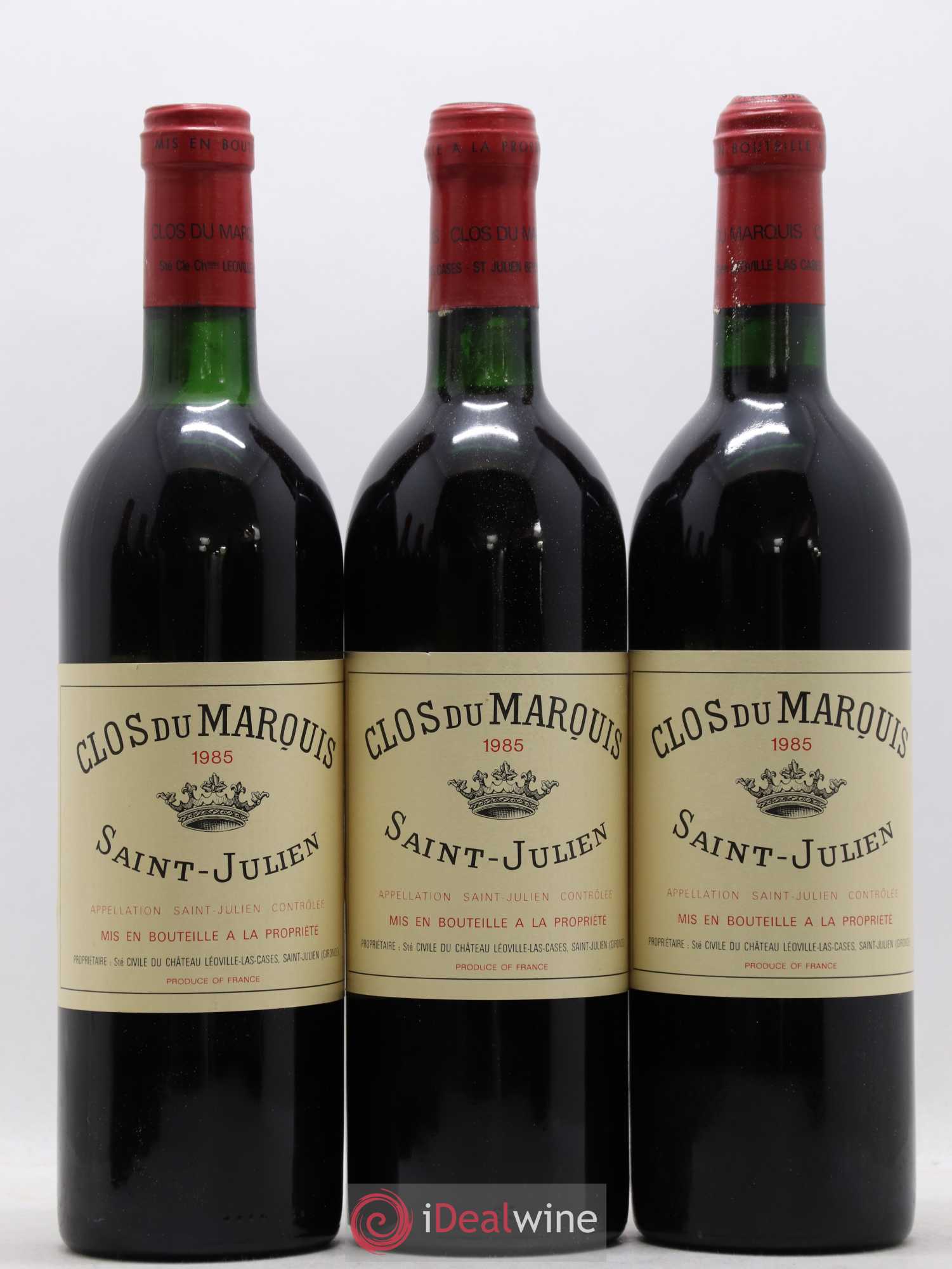 Clos du Marquis 1985 - Lot de 12 bouteilles - 3