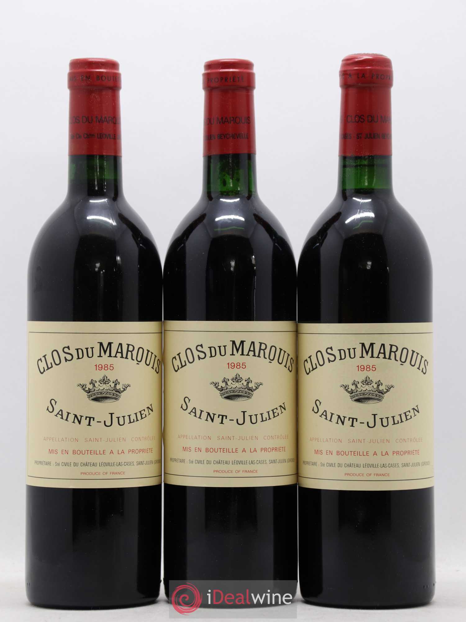 Clos du Marquis 1985 - Lot de 12 bouteilles - 4