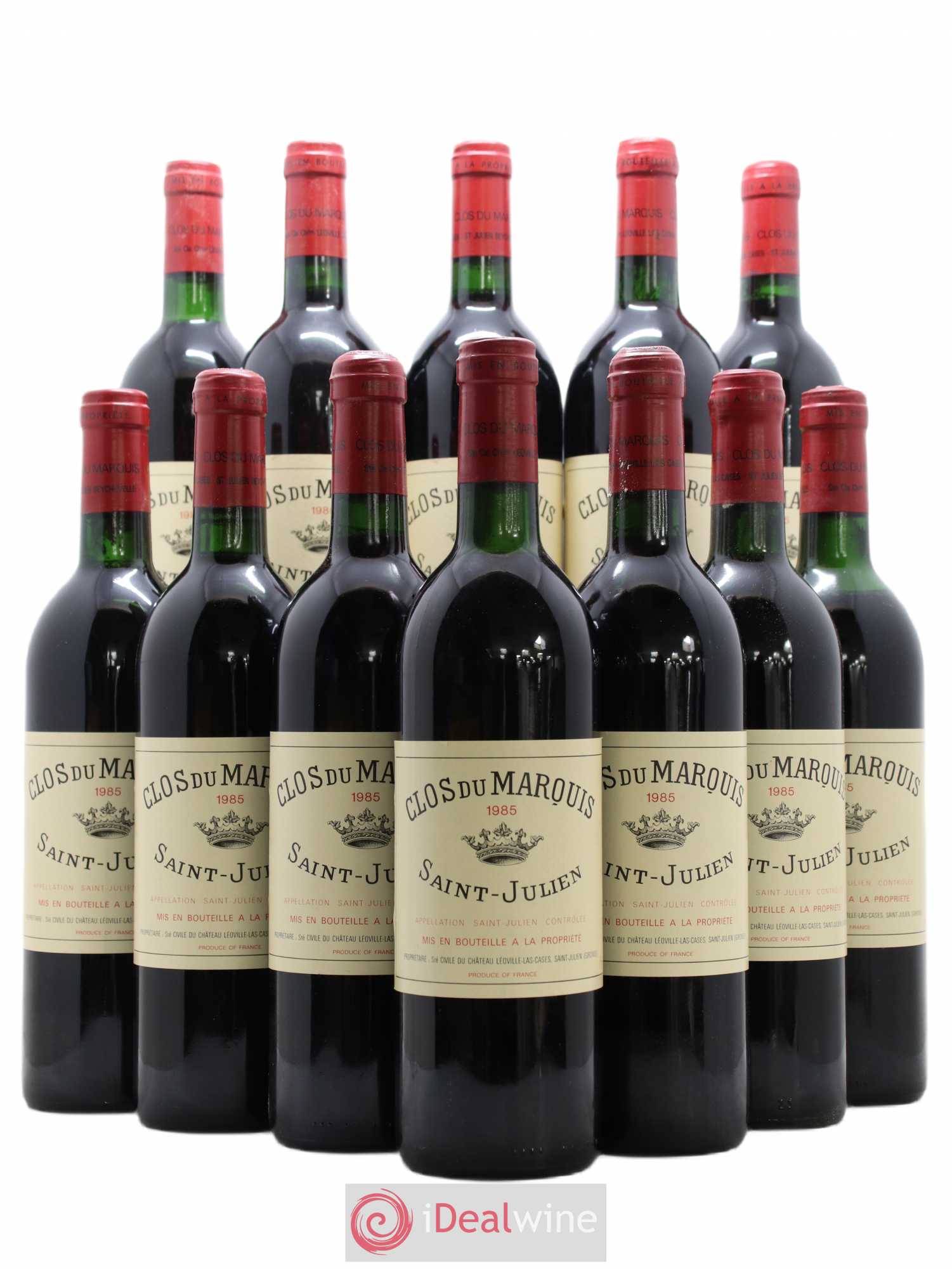 Clos du Marquis 1985 - Lot de 12 bouteilles - 0