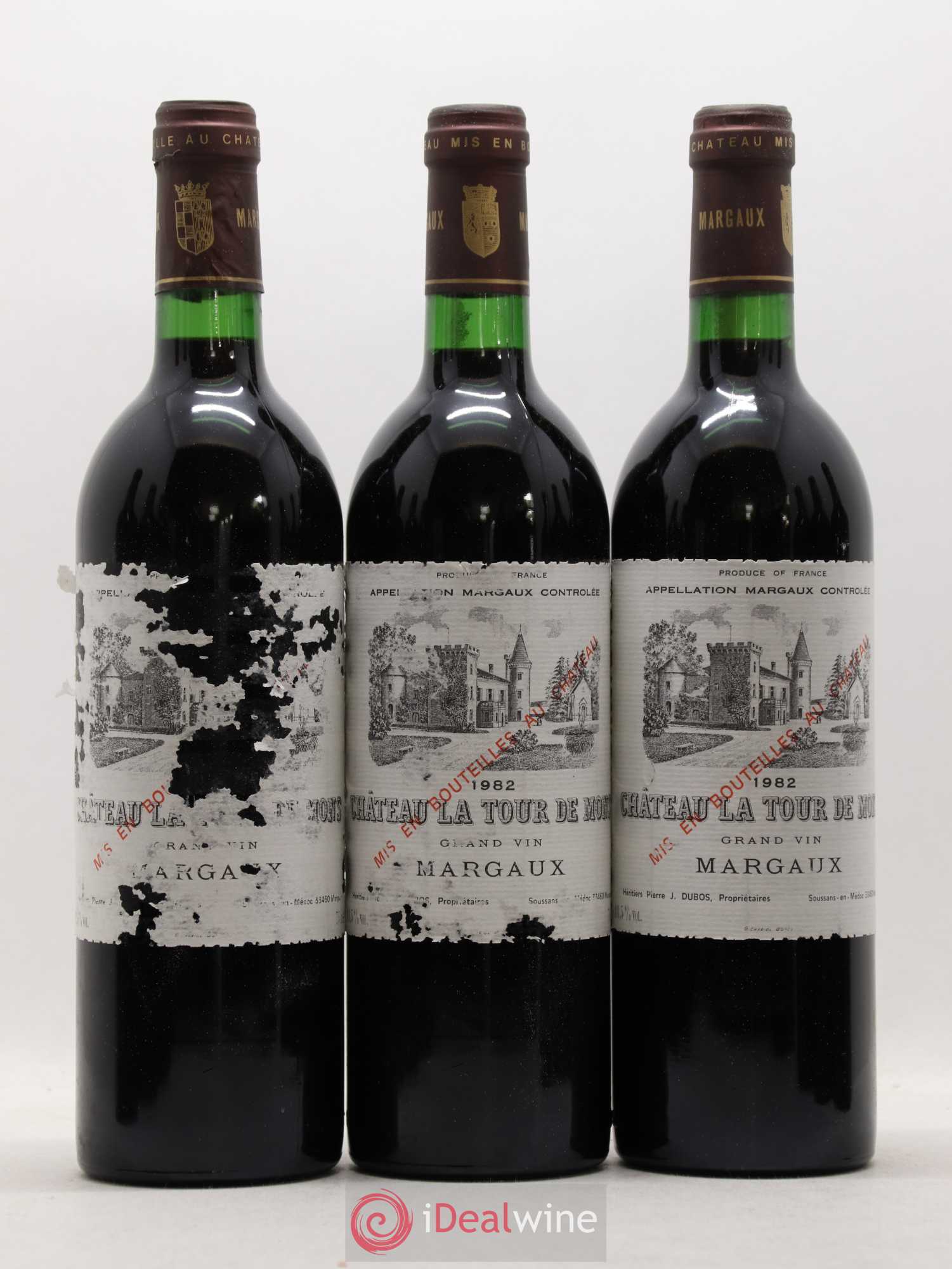 Château la Tour de Mons Cru Bourgeois 1982 - Lot de 12 bouteilles - 2