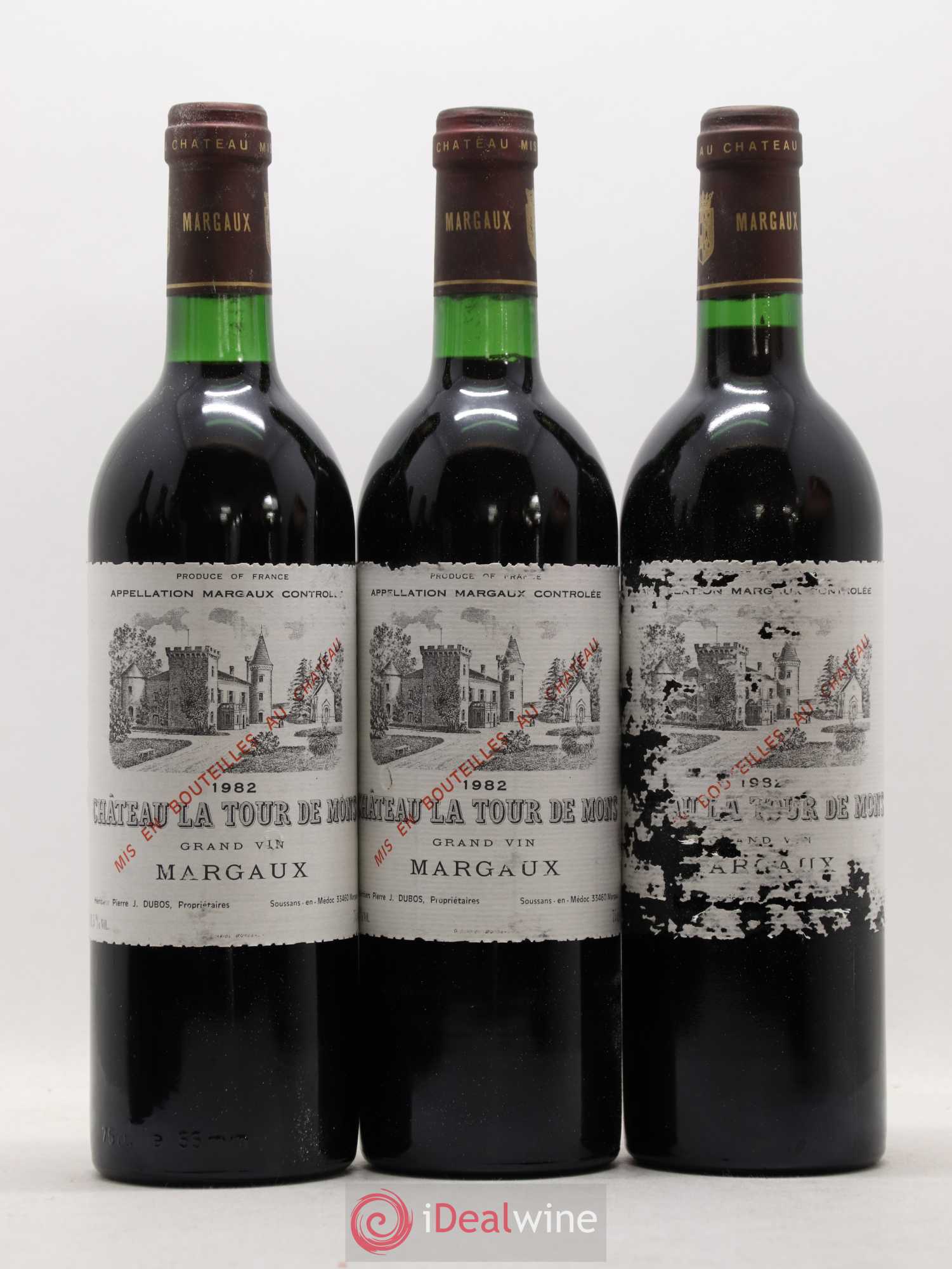 Château la Tour de Mons Cru Bourgeois 1982 - Lot de 12 bouteilles - 3