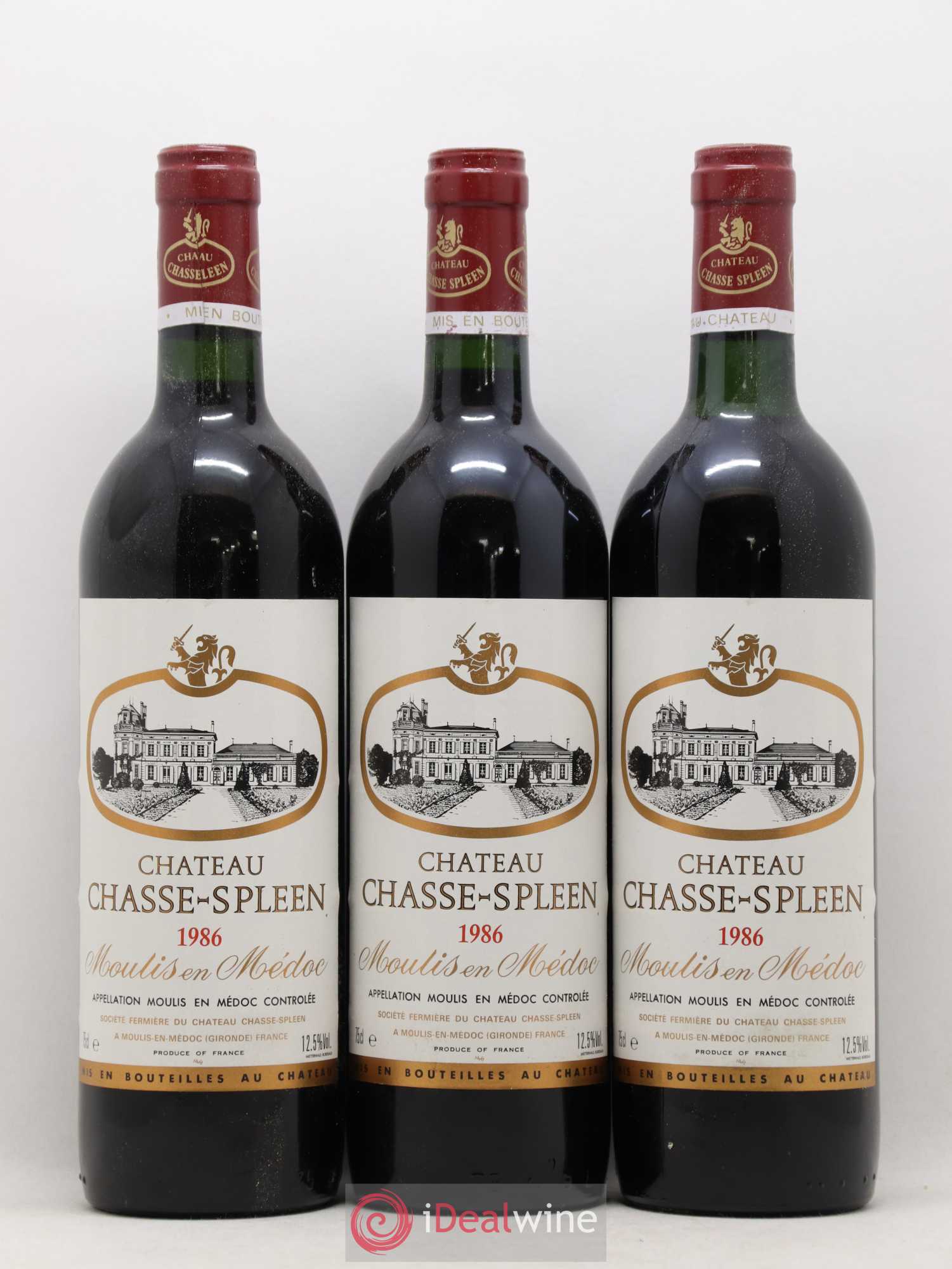 Château Chasse Spleen 1986 - Lot de 12 bouteilles - 2
