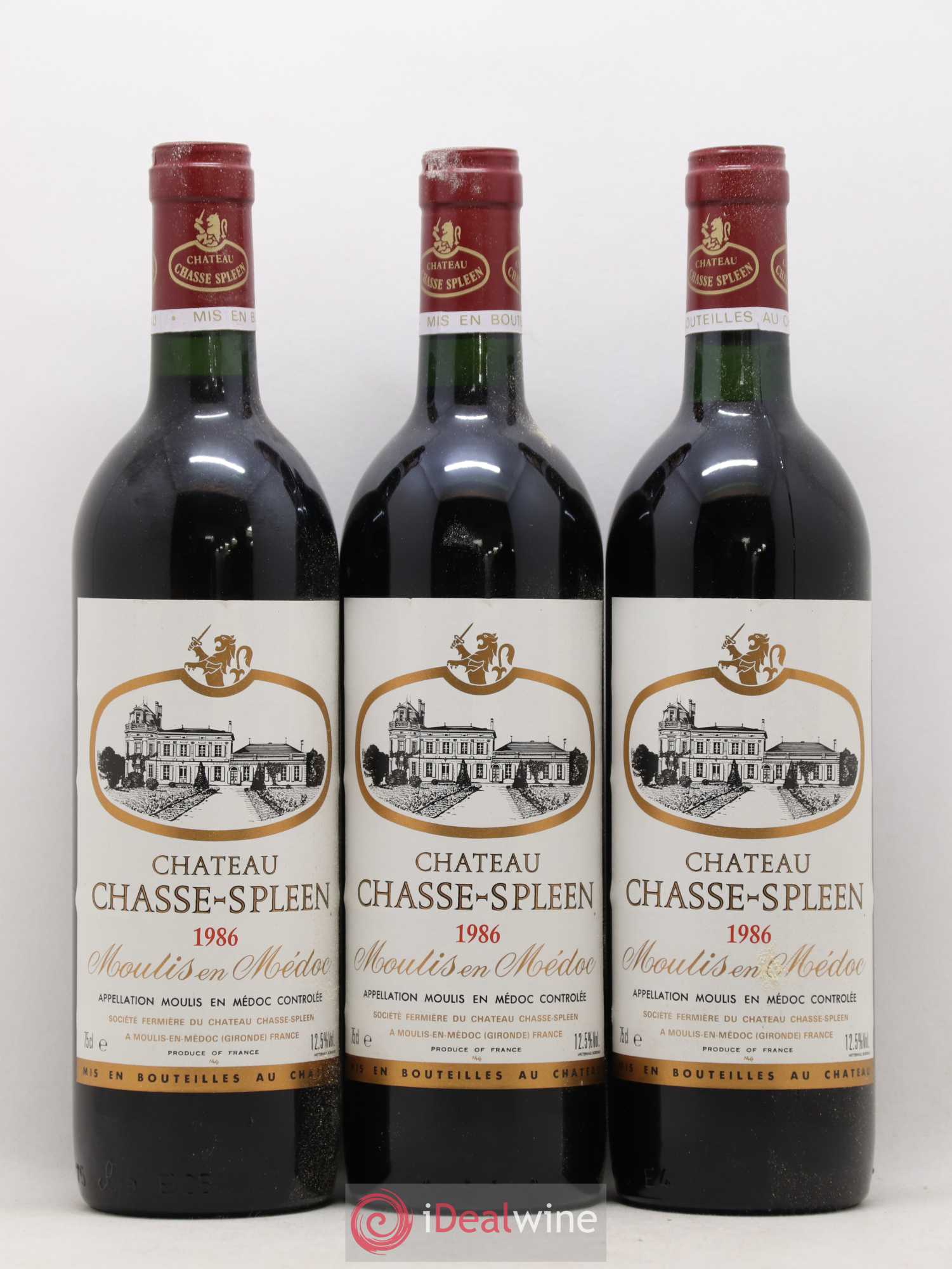 Château Chasse Spleen 1986 - Lot de 12 bouteilles - 4