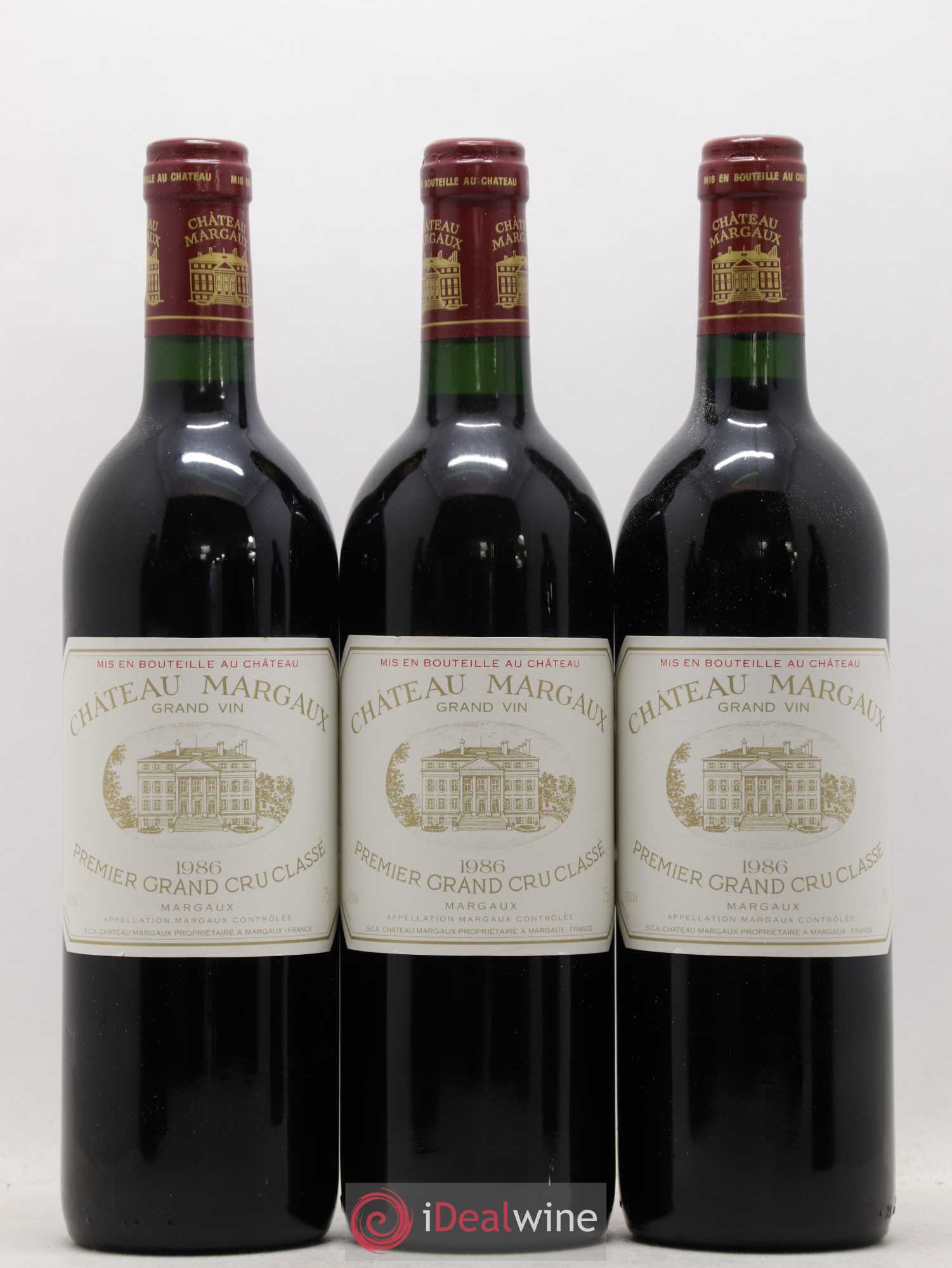 Château Margaux 1er Grand Cru Classé 1986 - Lot de 12 bouteilles - 3