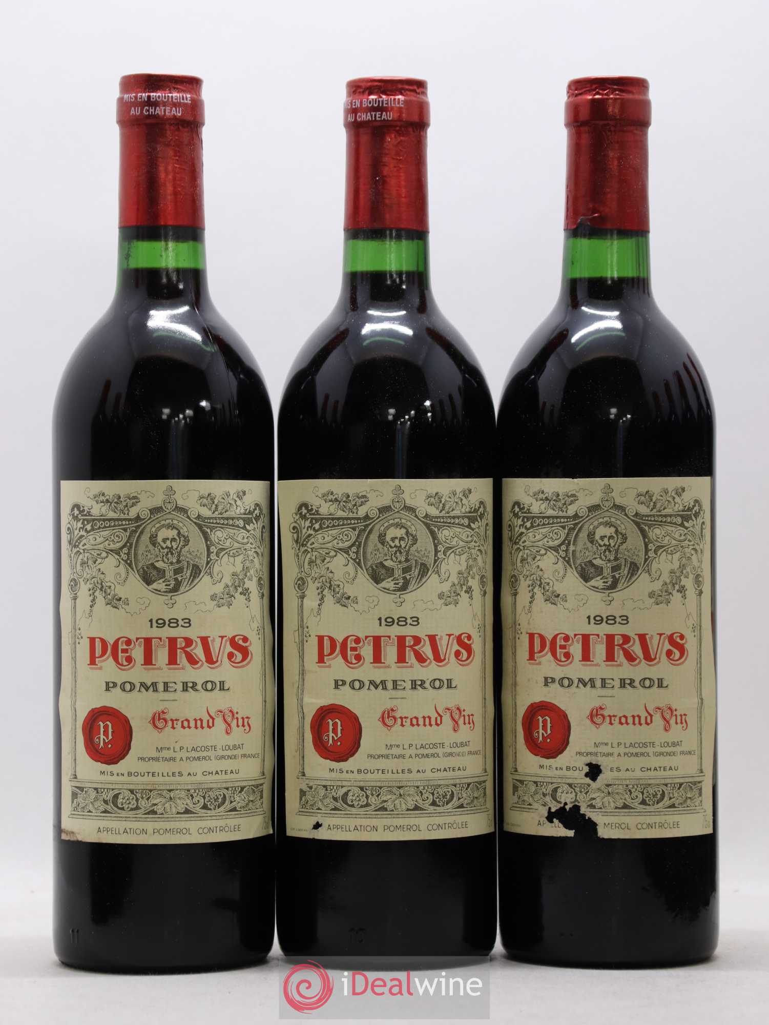 Petrus 1983 - Lot de 12 bouteilles - 1