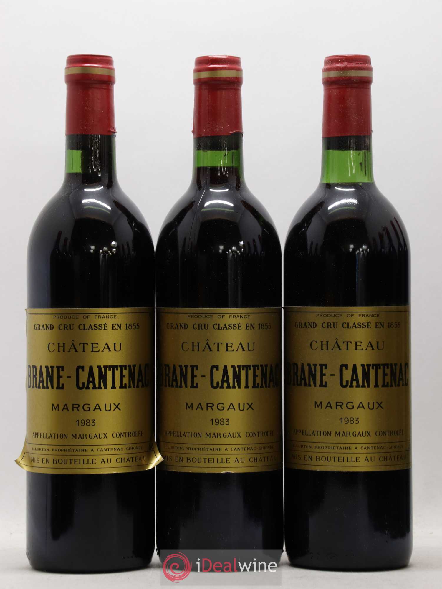 Château Brane Cantenac 2ème Grand Cru Classé 1983 - Lot de 12 bouteilles - 1
