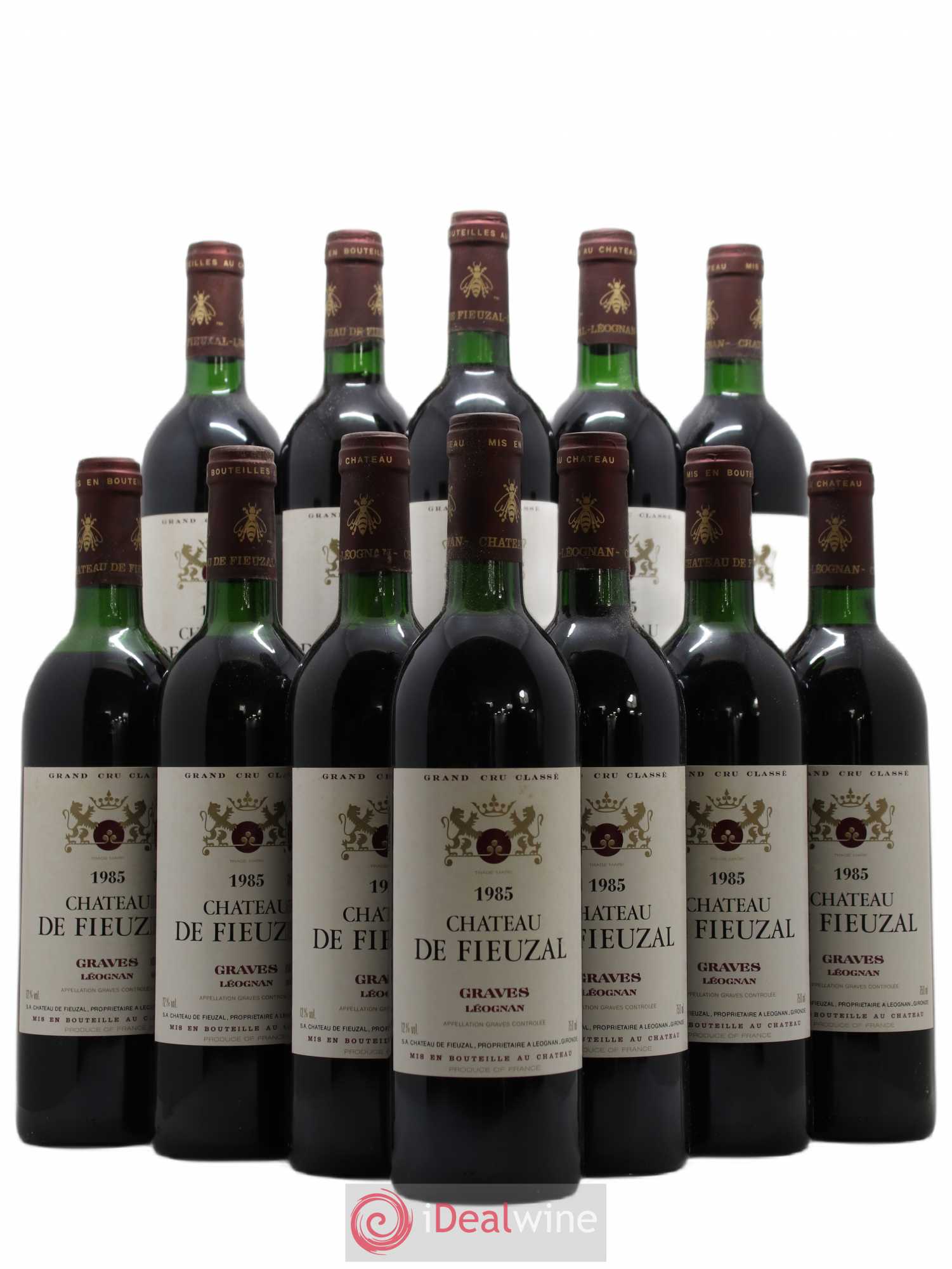 Château de Fieuzal Cru Classé de Graves 1985 - Lot de 12 bouteilles - 0