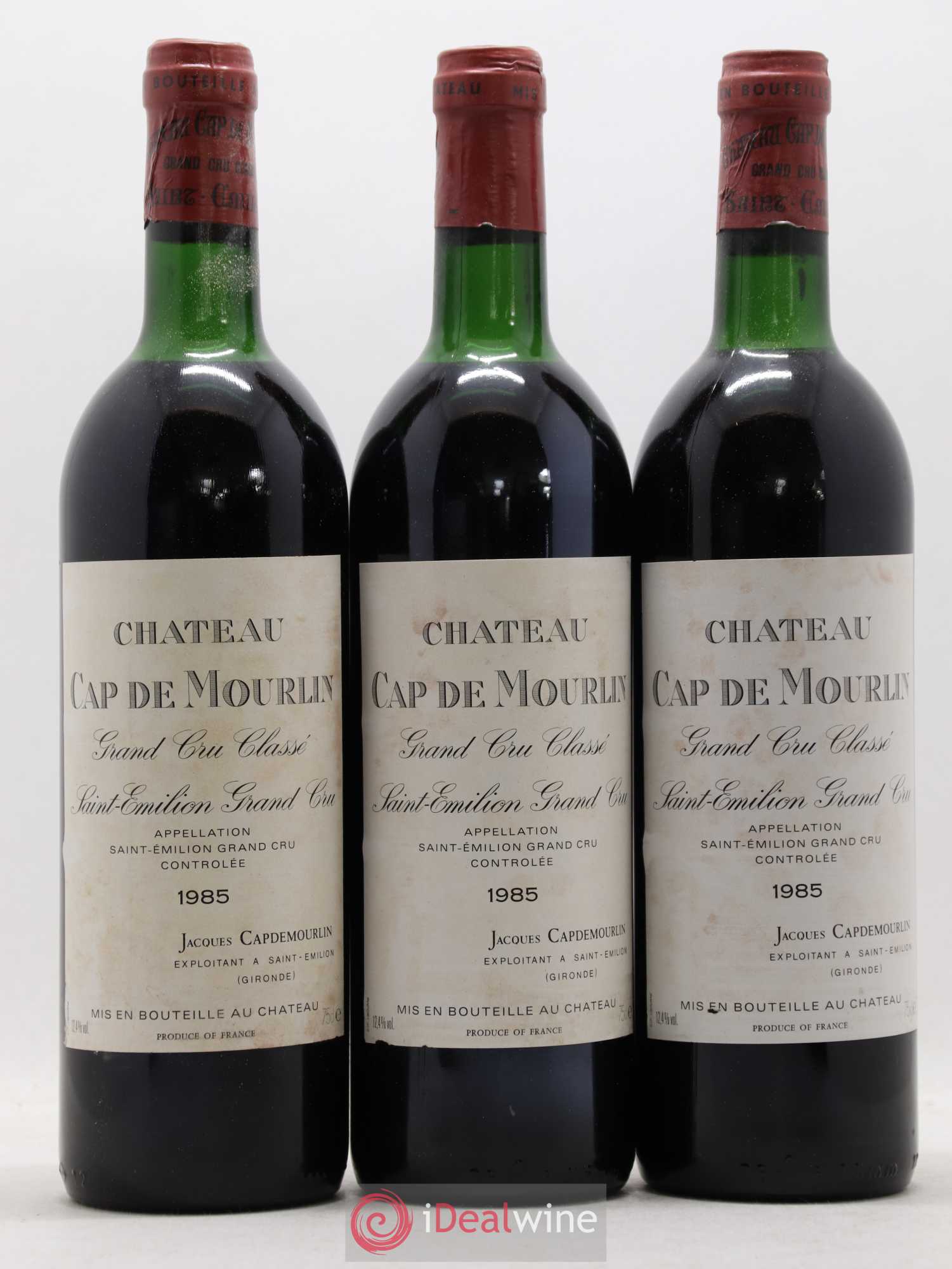 Château Cap de Mourlin Grand Cru Classé 1985 - Lot de 6 bouteilles - 2