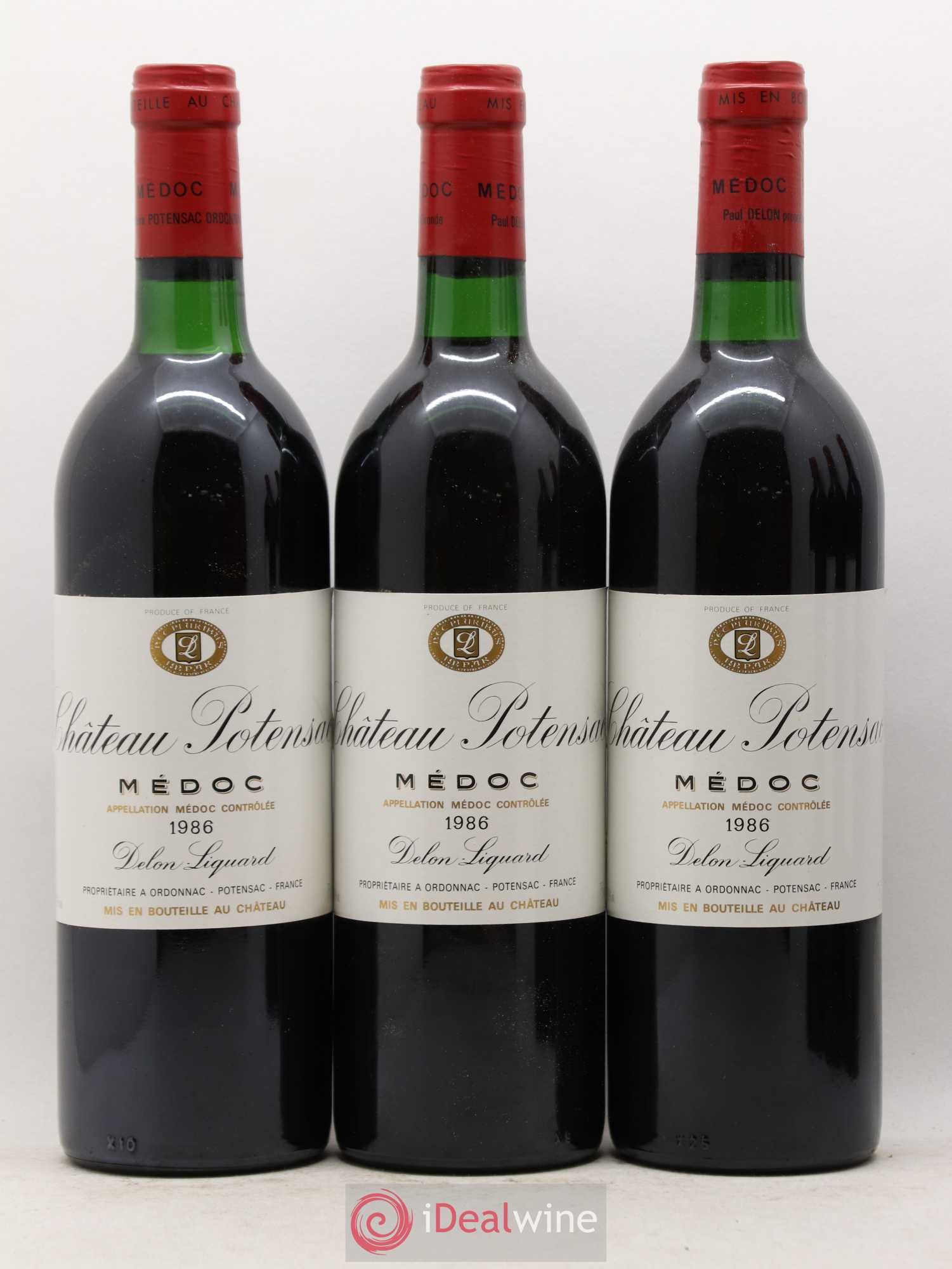 Château Potensac 1986 - Lot de 12 bouteilles - 2