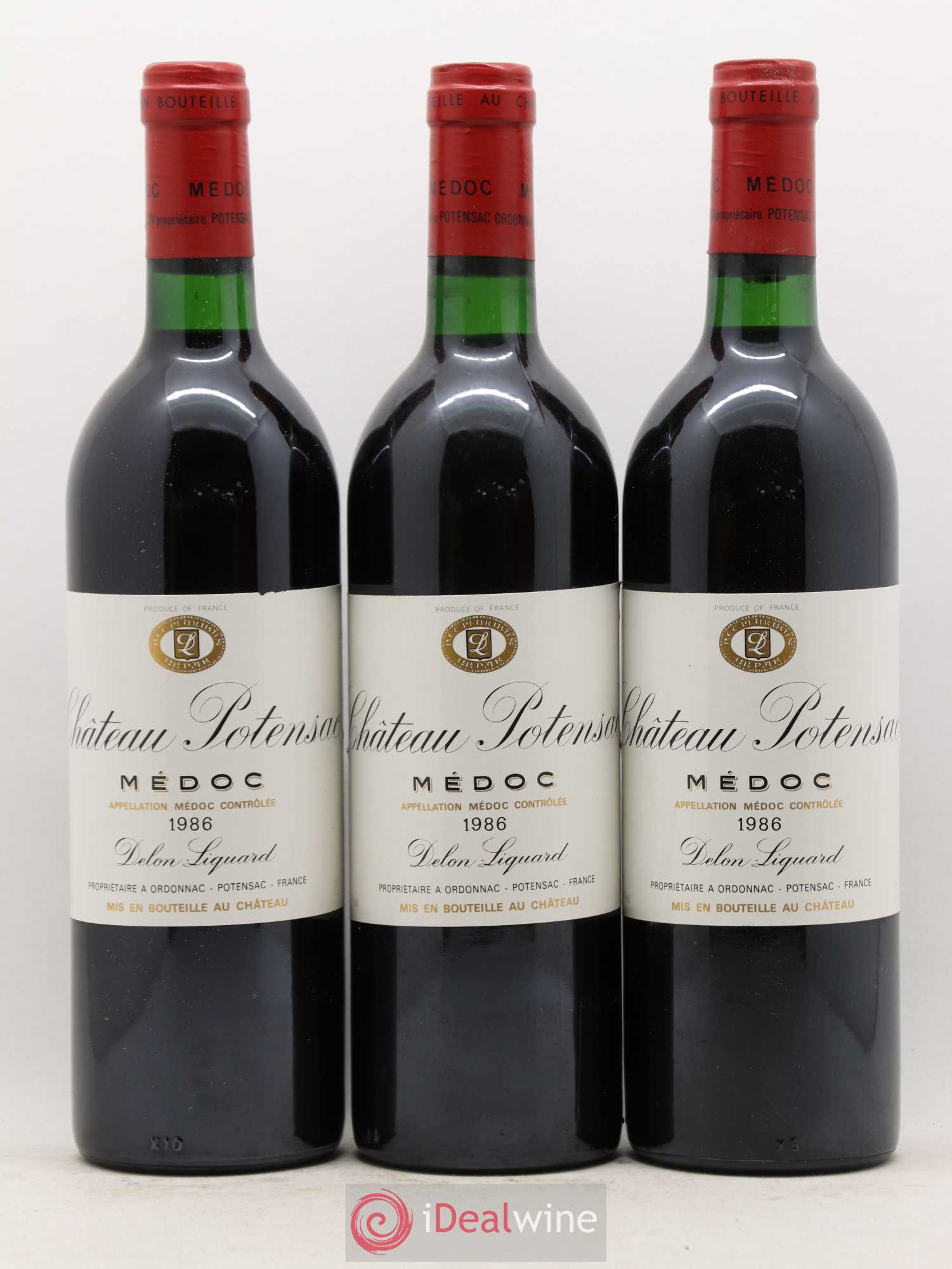 Château Potensac 1986 - Lot de 12 bouteilles - 4