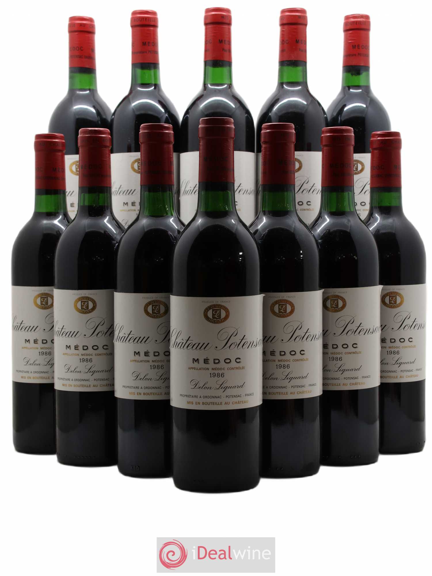 Château Potensac 1986 - Lot de 12 bouteilles - 0
