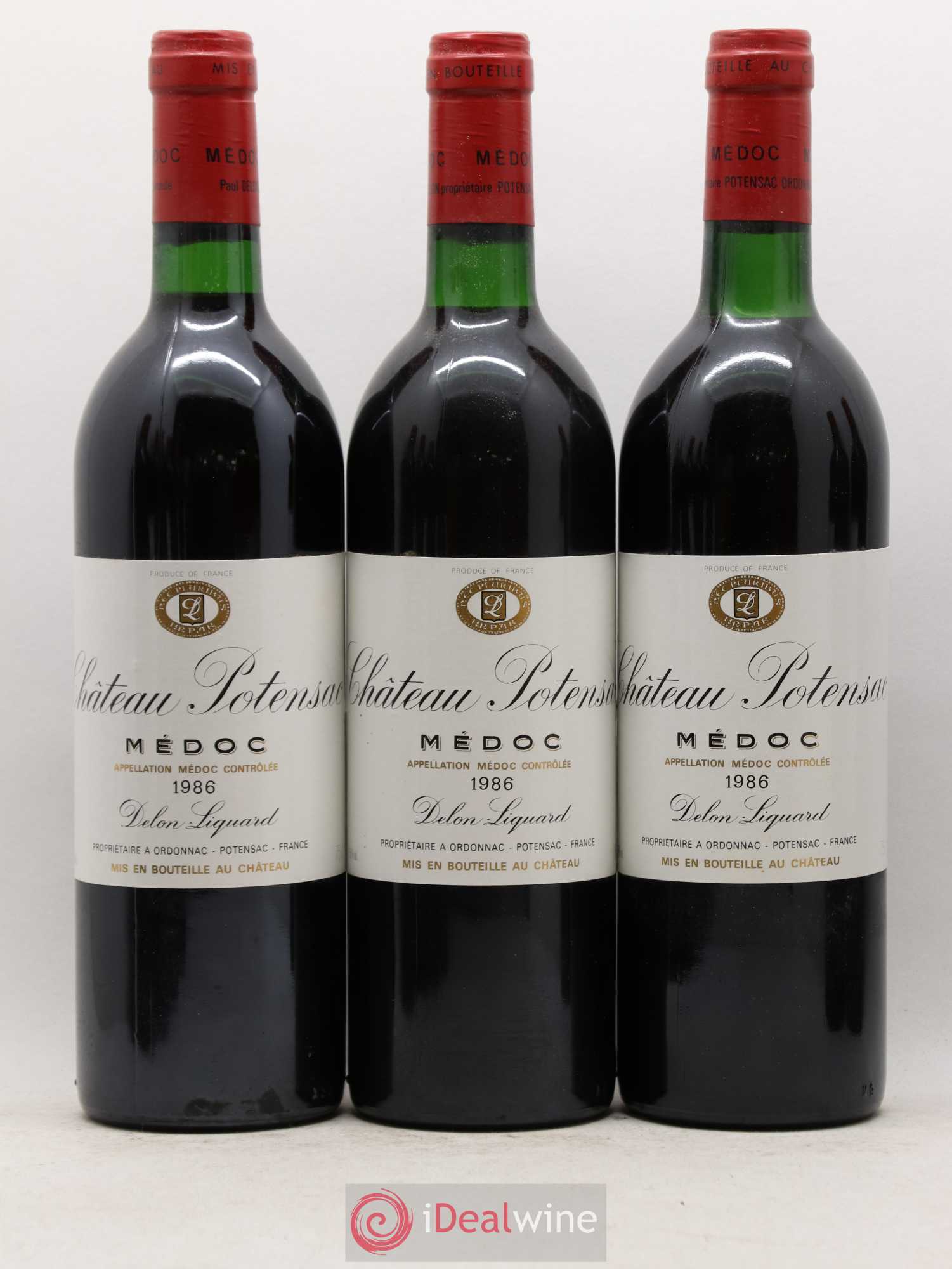 Château Potensac 1986 - Lot de 12 bouteilles - 2
