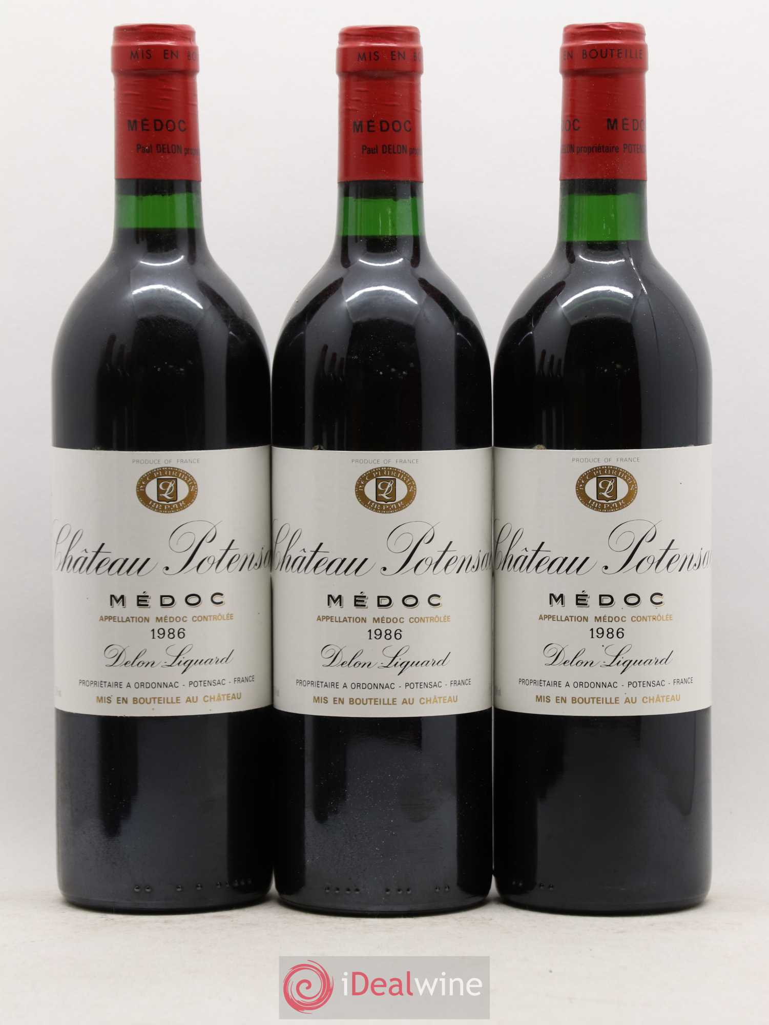 Château Potensac 1986 - Lot de 12 bouteilles - 3